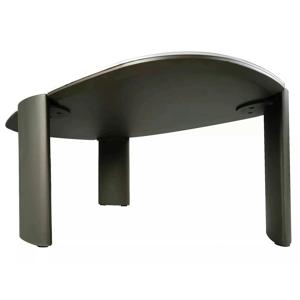 Măsuță cafea ADORO B, alb lucios/cupru, ceramică/metal/MDF, 105x65x38 cm