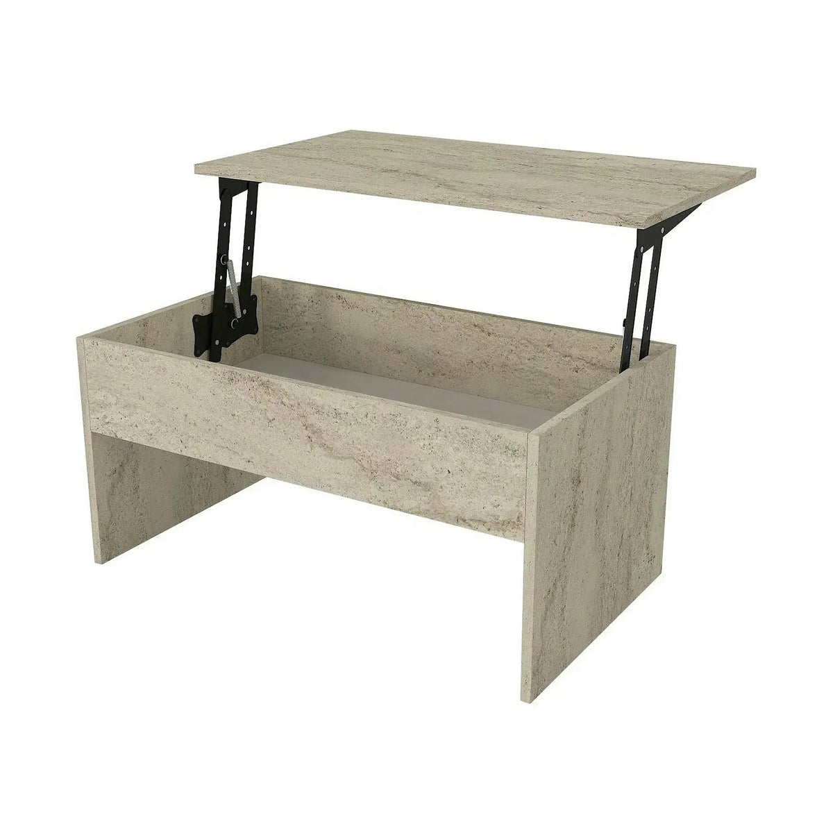 Masuta cafea AKILLI, crem, PAL melaminat, 90x45x52 cm