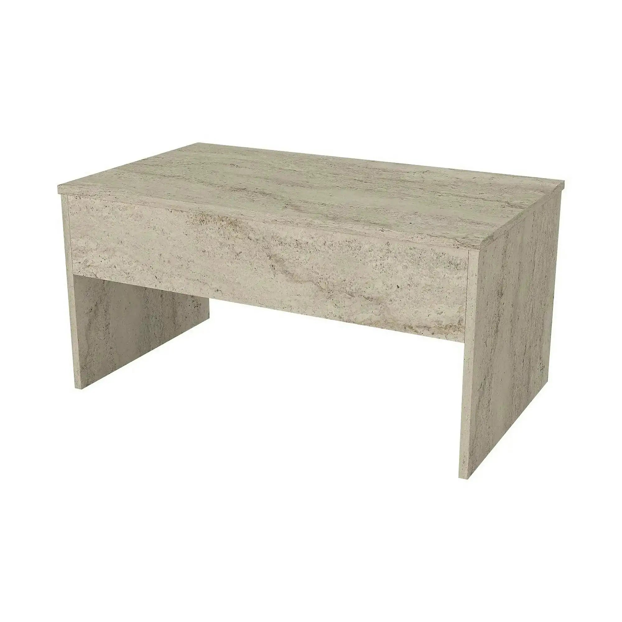 Masuta cafea AKILLI, crem, PAL melaminat, 90x45x52 cm
