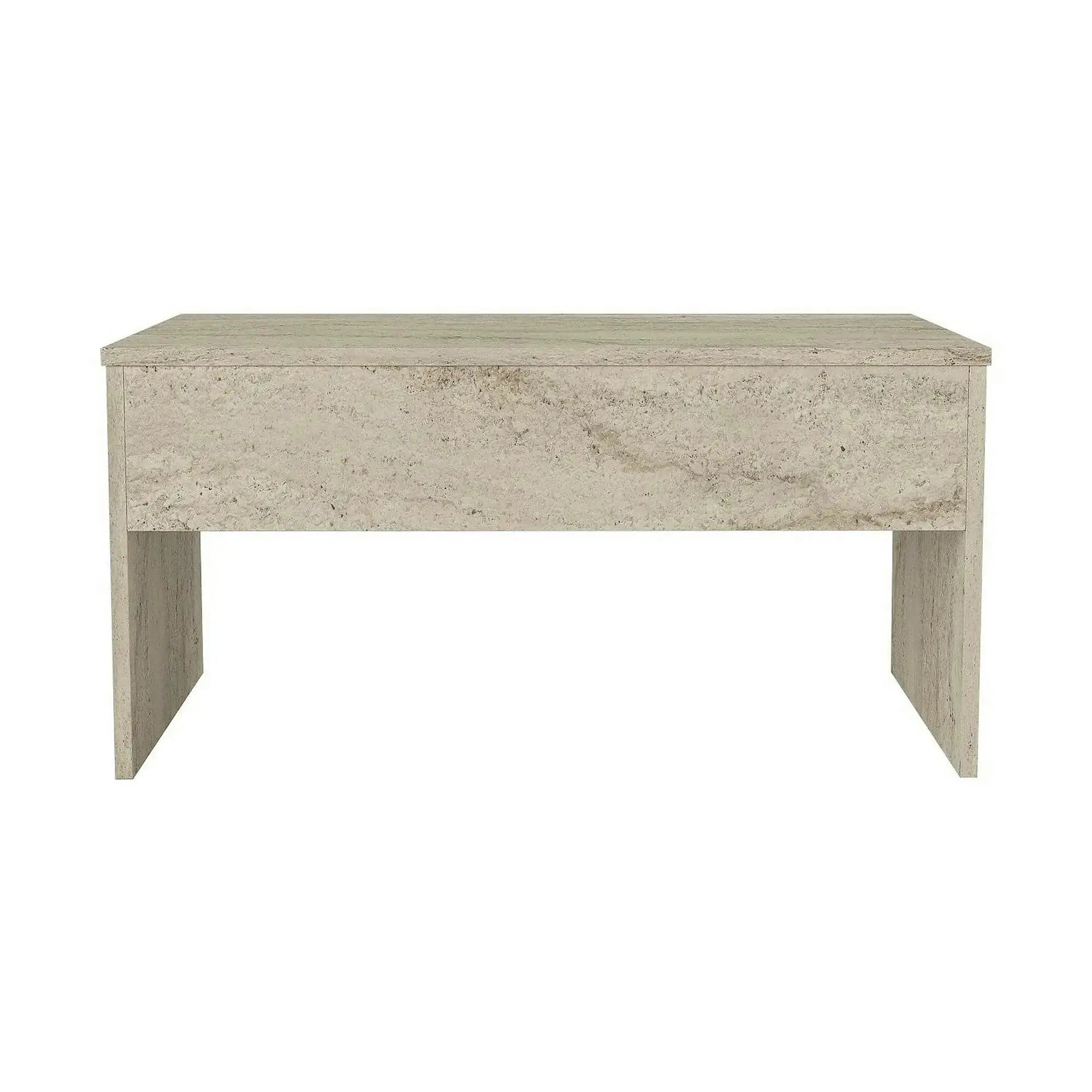 Masuta cafea AKILLI, crem, PAL melaminat, 90x45x52 cm
