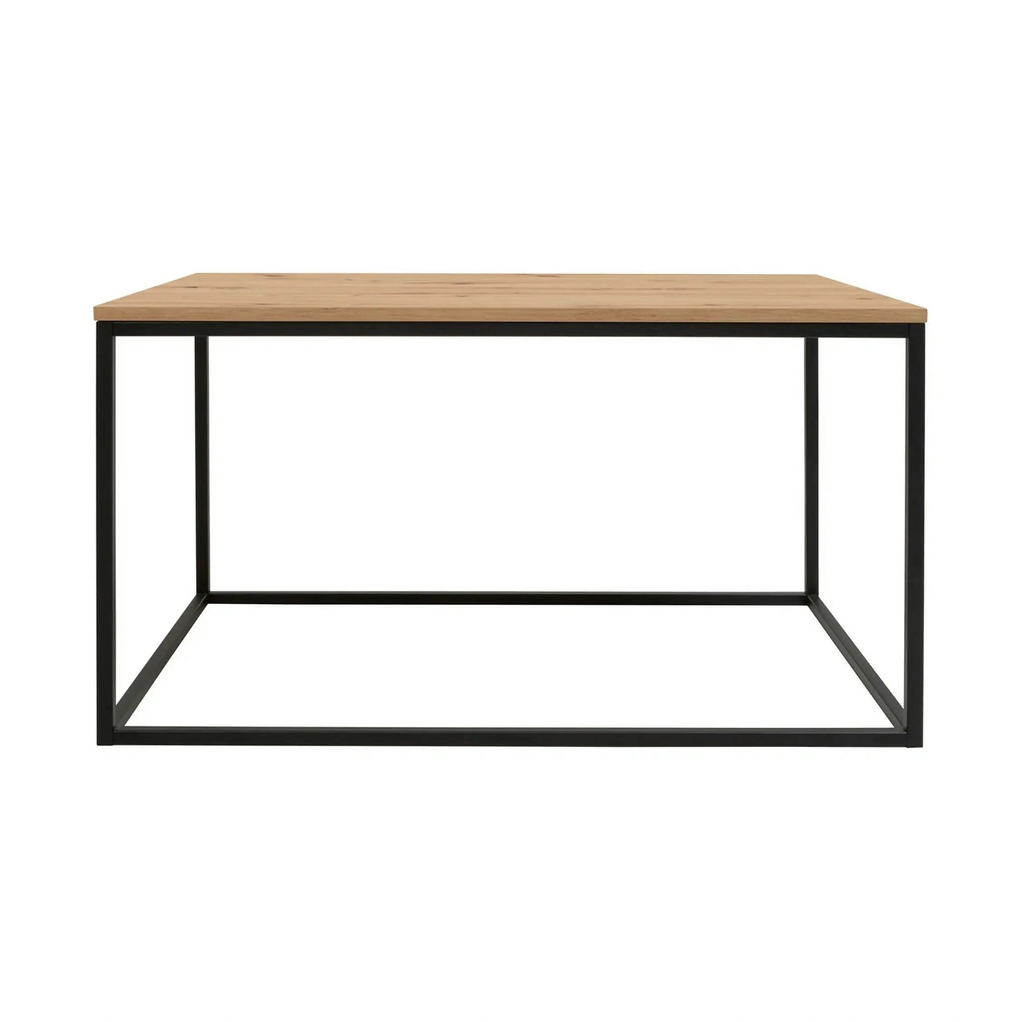 Masuta cafea AROZ, stejar artisan/negru, PAL/metal, 100x69x53 cm