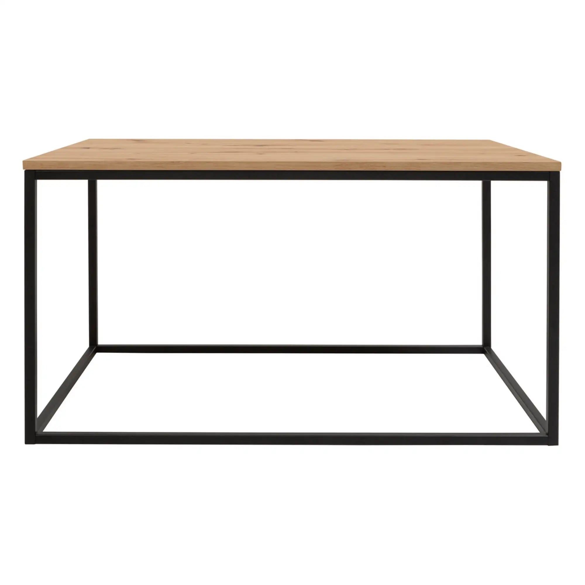 Masuta cafea AROZ, stejar artisan/negru, PAL/metal, 100x69x53 cm