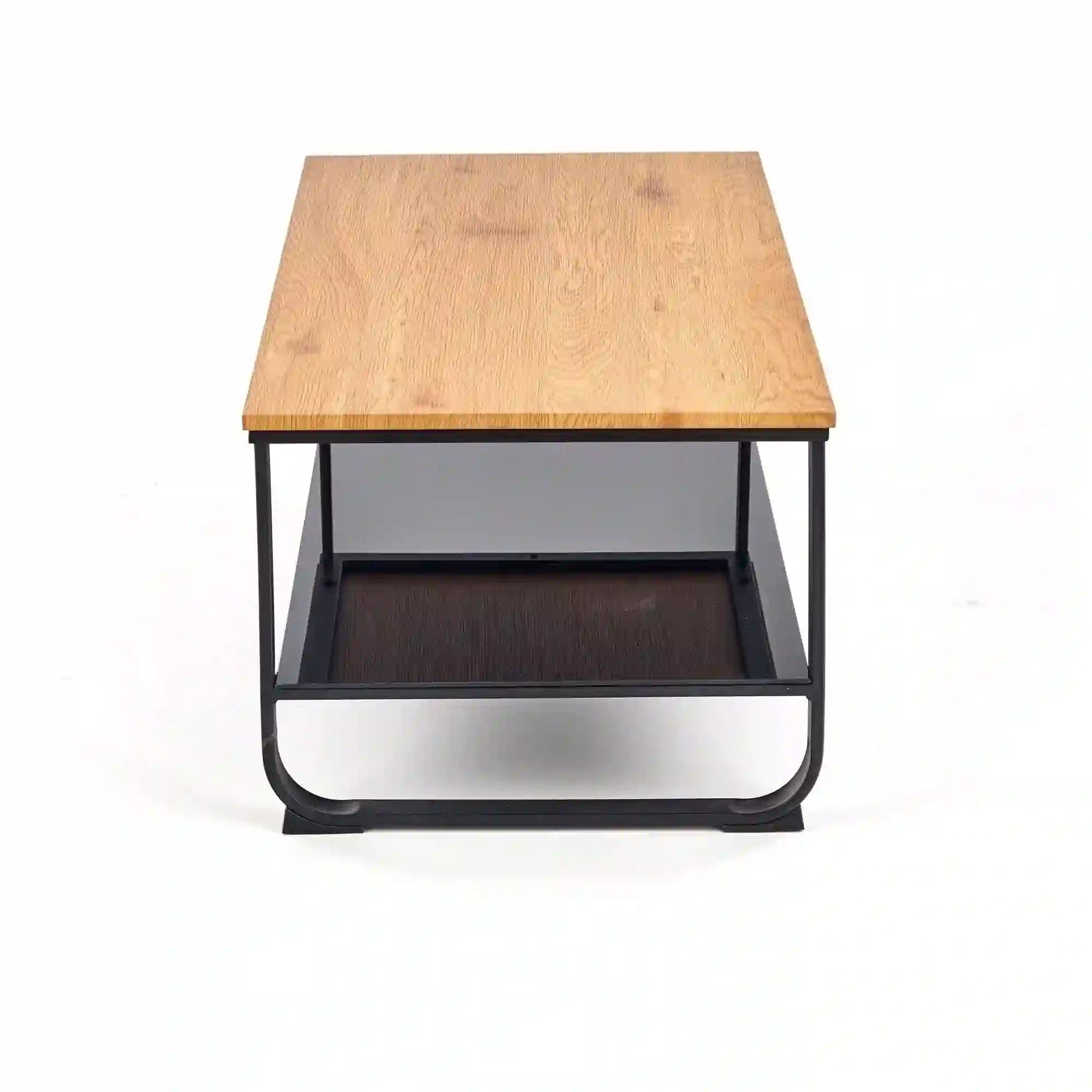 Masuta cafea ARTIGA, stejar auriu/negru, 105x55x45 cm