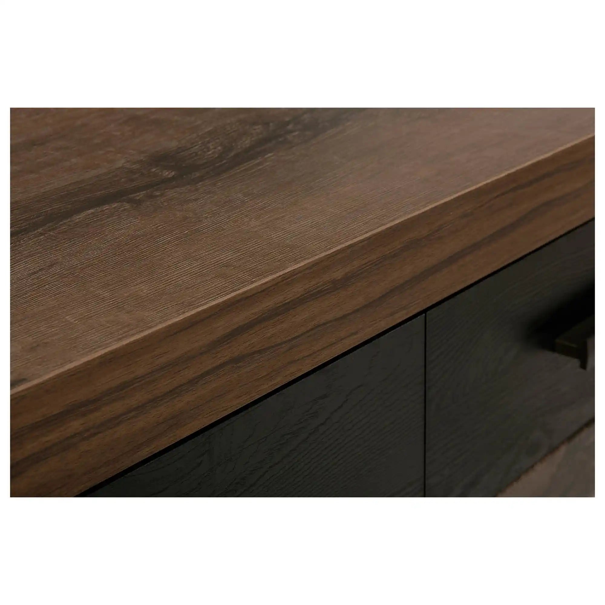 Masuta cafea BALIN, stejar/negru, PAL, 110x60x40 cm