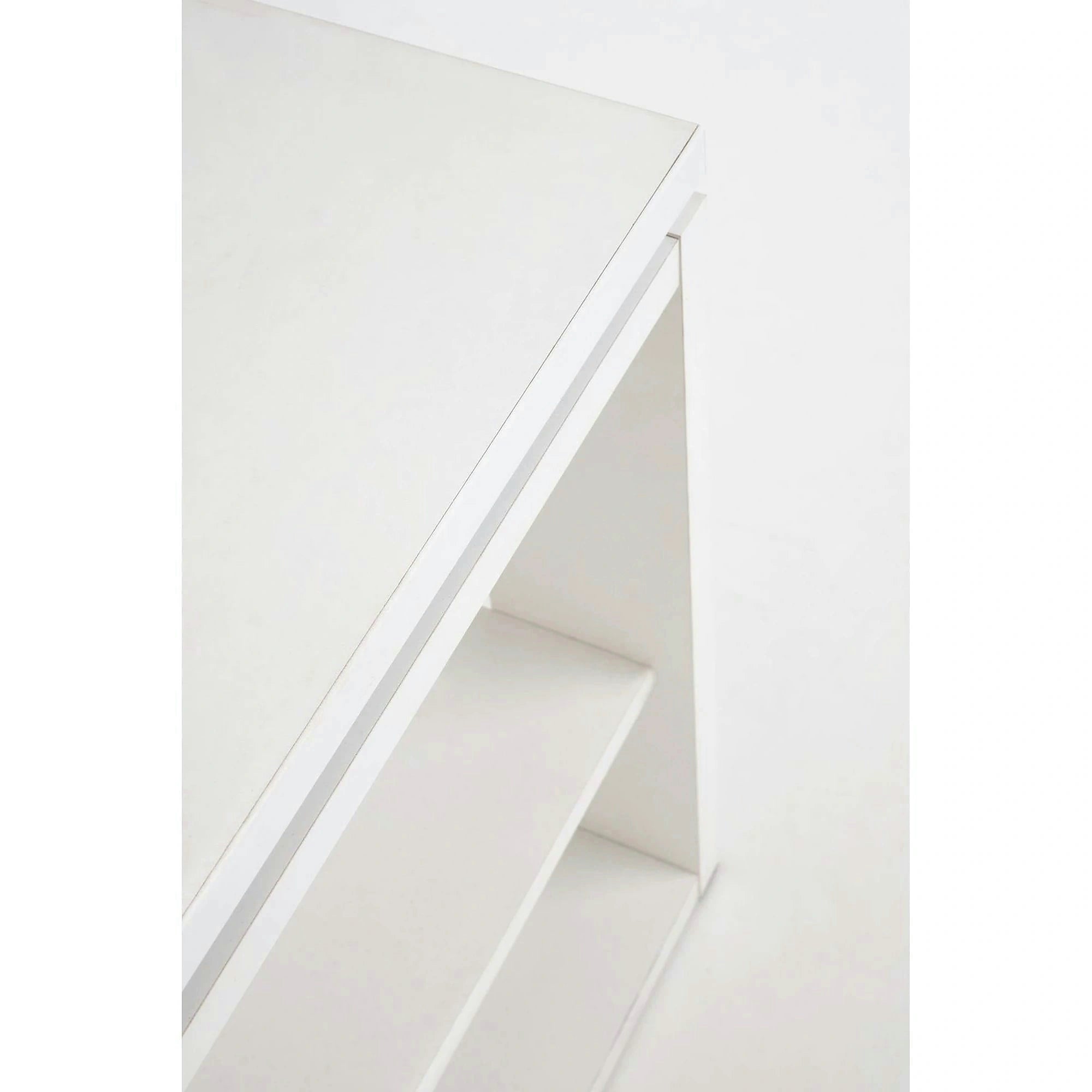 Masuta cafea BETTY, alb, PAL laminat, 120x65/92x50/72 cm