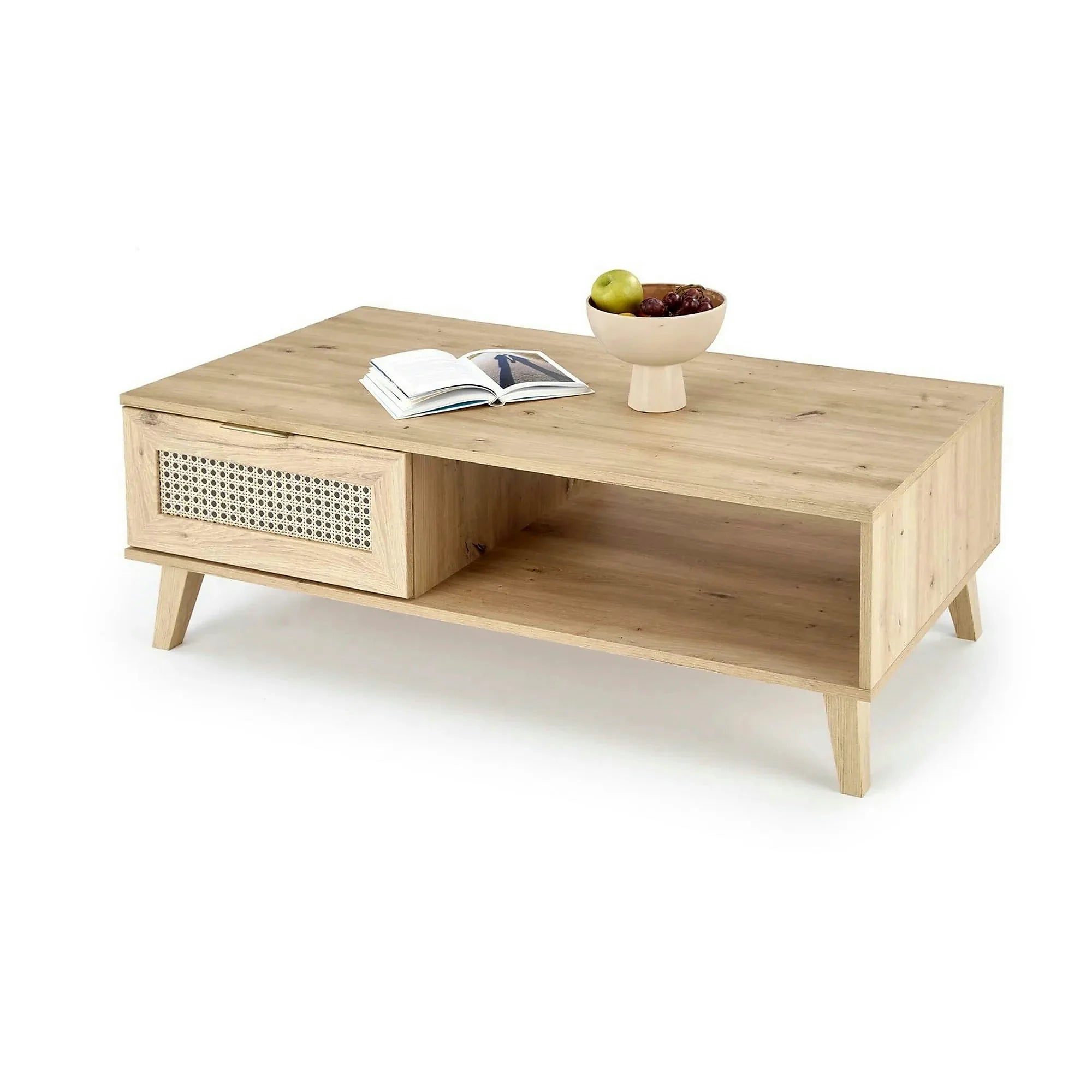 Masuta cafea BORNEO, stejar artisan, PAL laminat, 120x60x41 cm