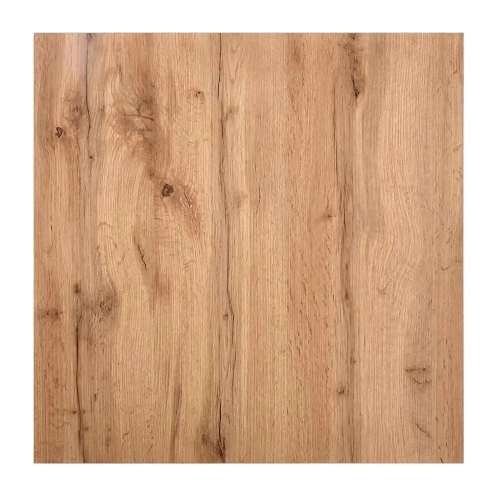 Masuta cafea Cross, stejar wotan/negru, PAL furniruit, 67x67x50 cm