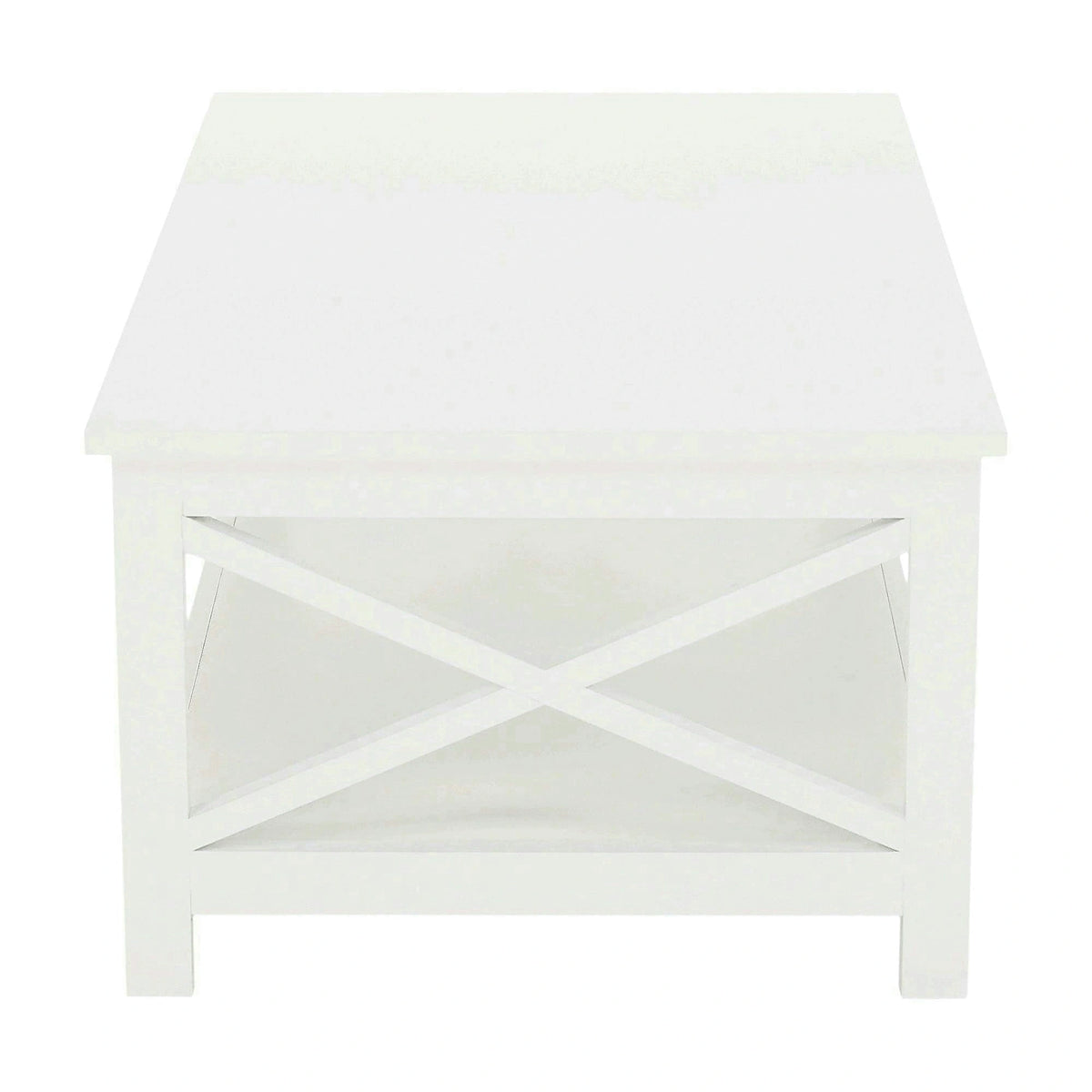 Masuta cafea EDRIA, alb, 87x55x37 cm