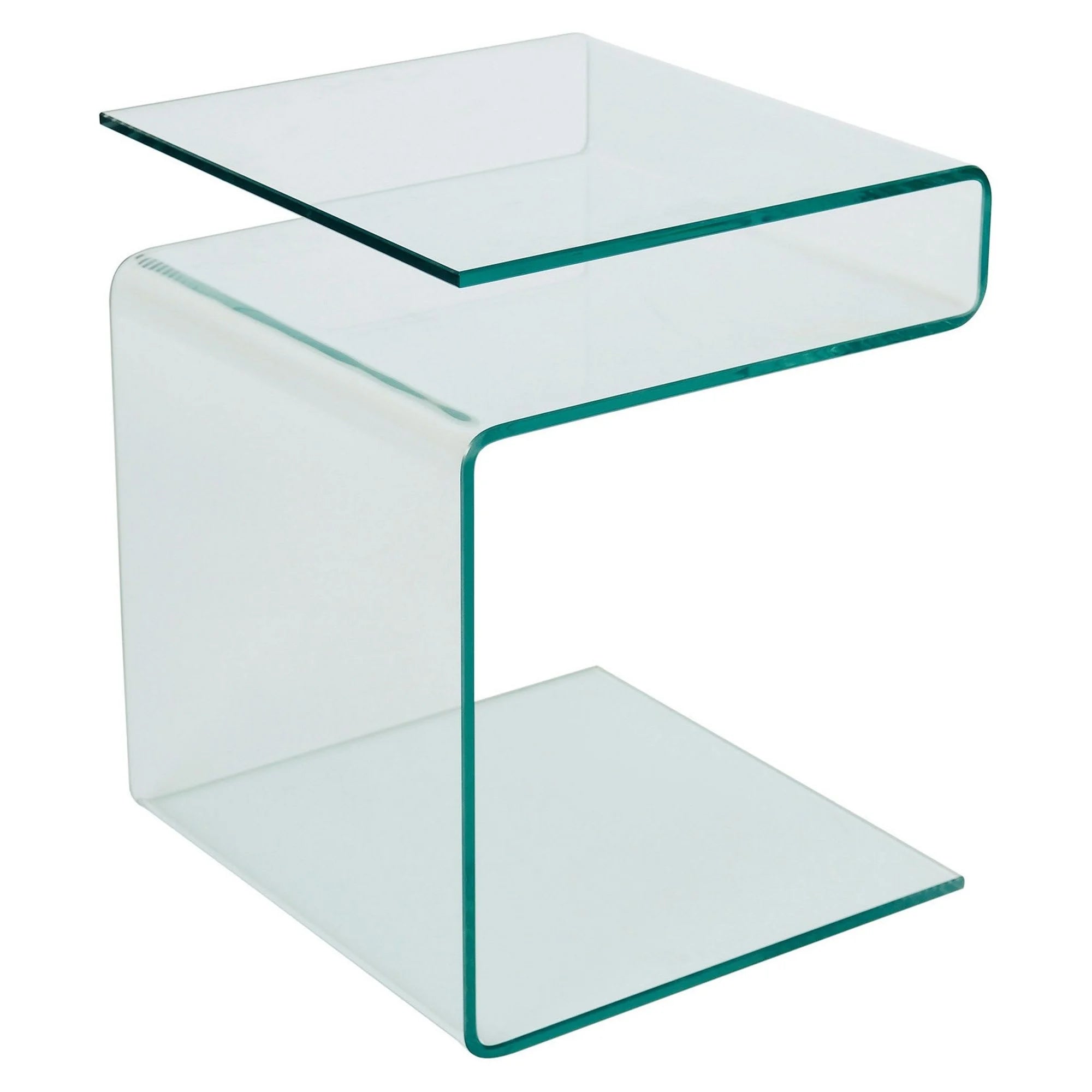 Masuta cafea Epi, transparent, sticla, 42X38X49 cm