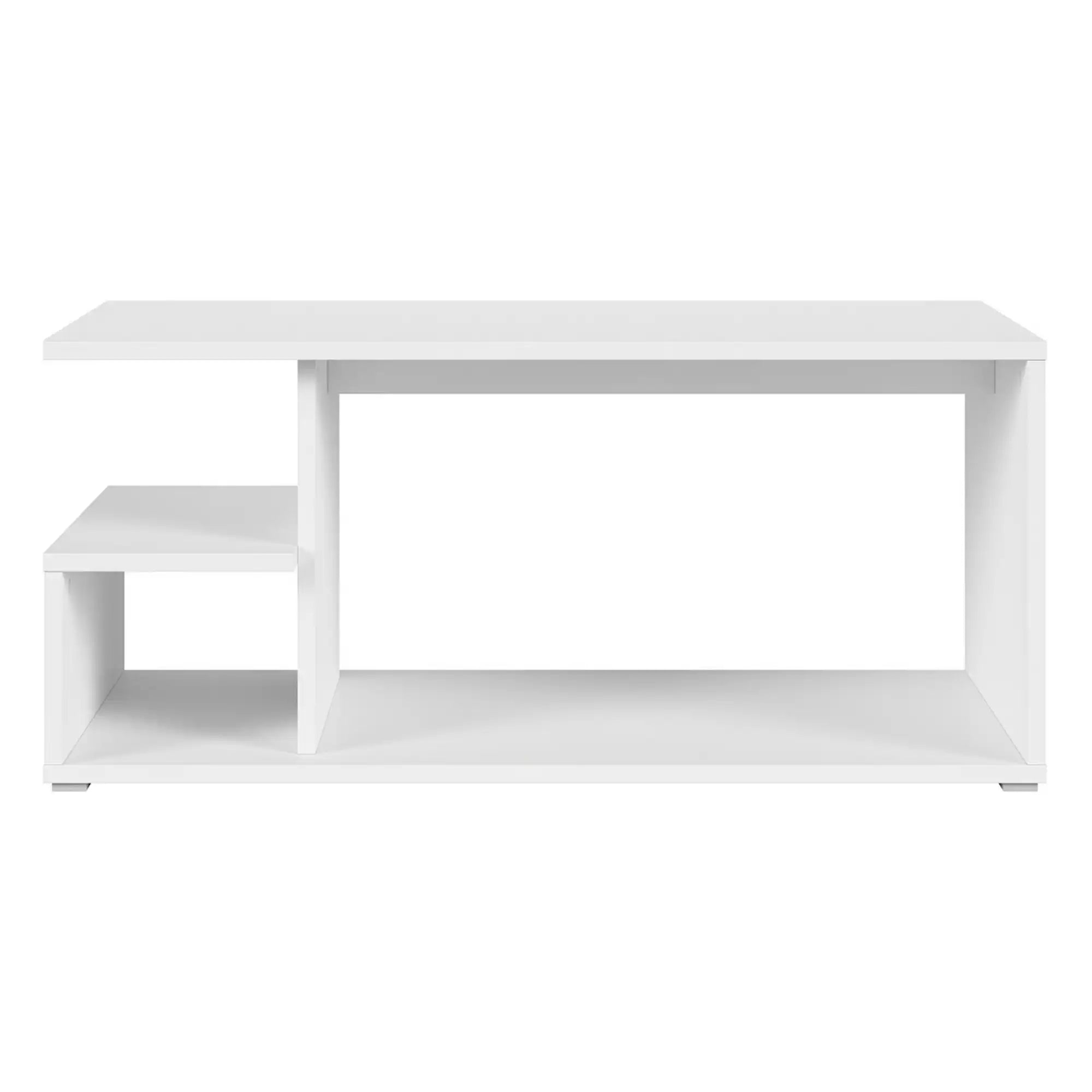 Masuta cafea GATO, alb, PAL, 100x50x45 cm