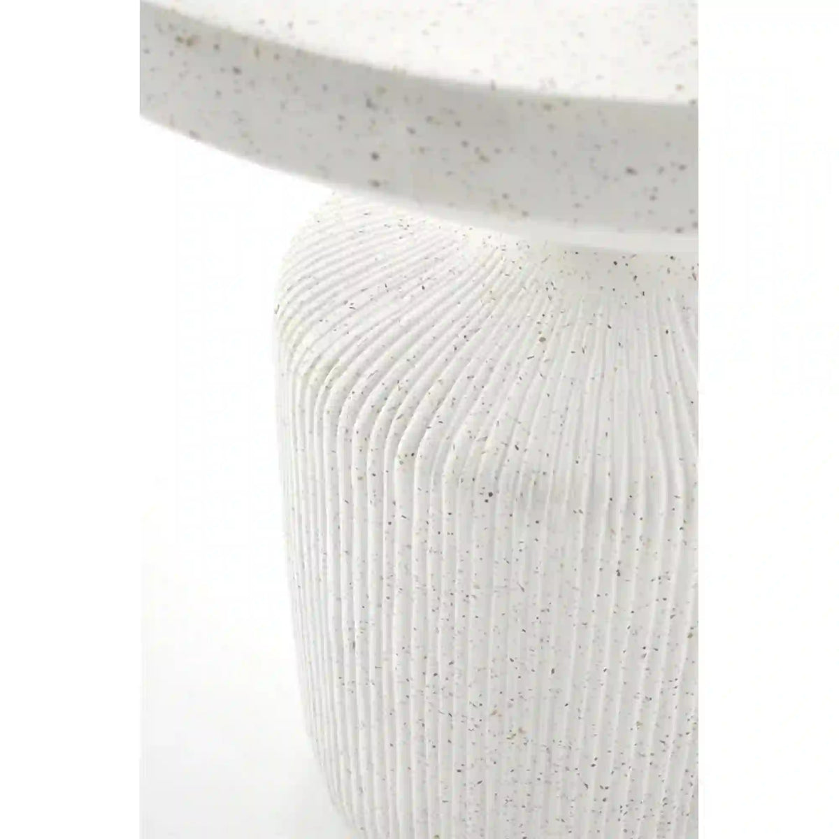 Masuta cafea living alba GIZA, compozit, 54x54x53 cm