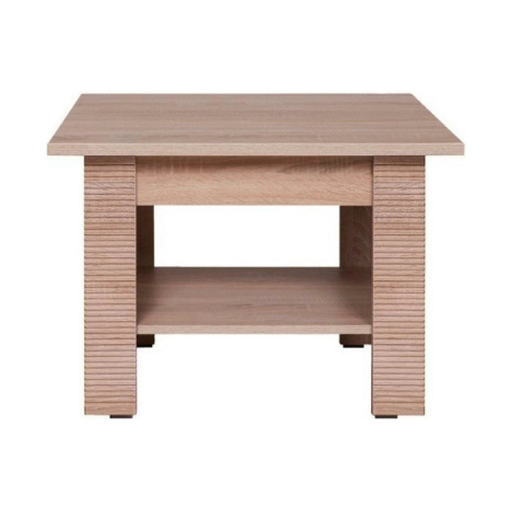Masuta cafea GRESS, stejar sonoma, PAL laminat, 75x75x50 cm