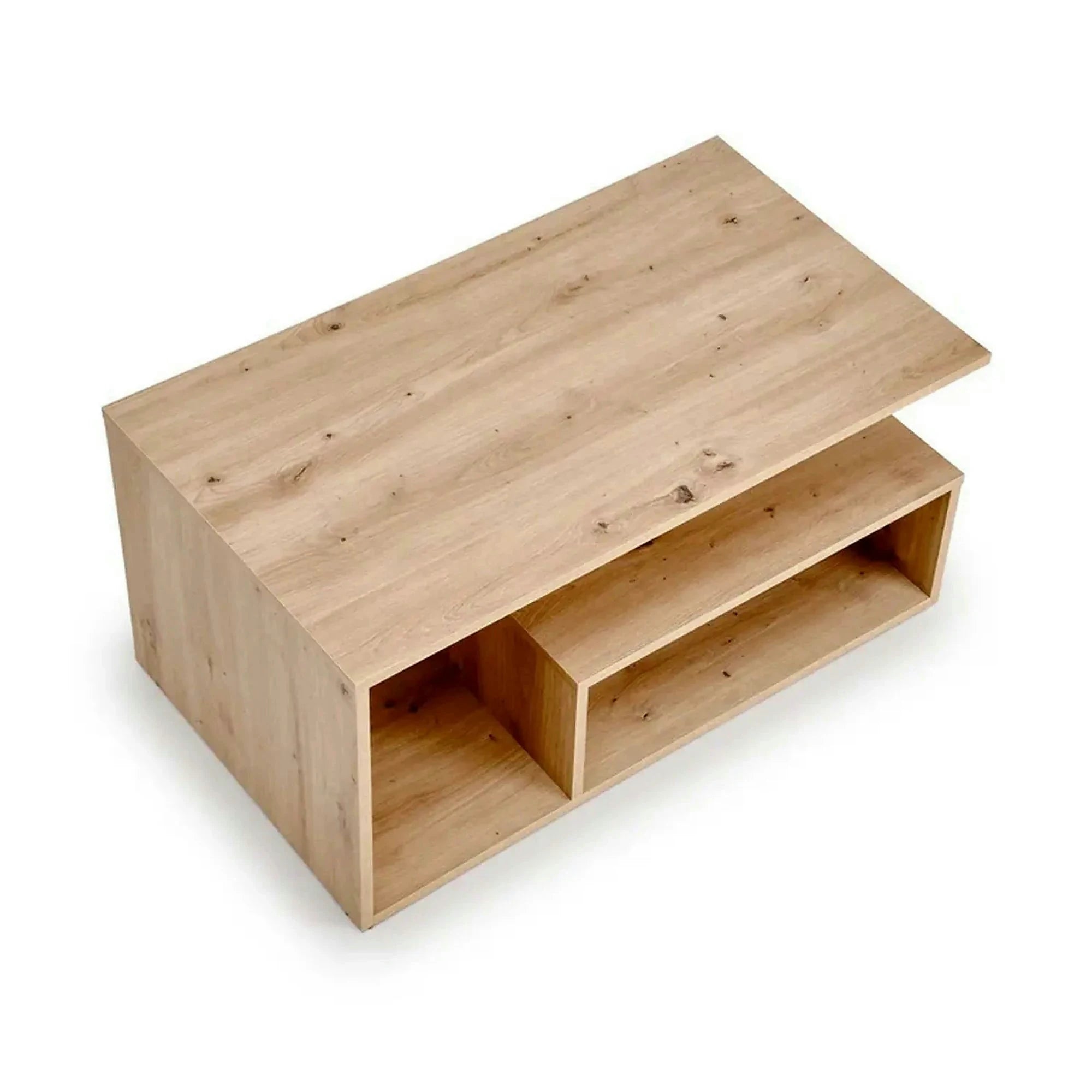 Masuta cafea IVA, stejar artisan, PAL laminat, 90x51x43 cm