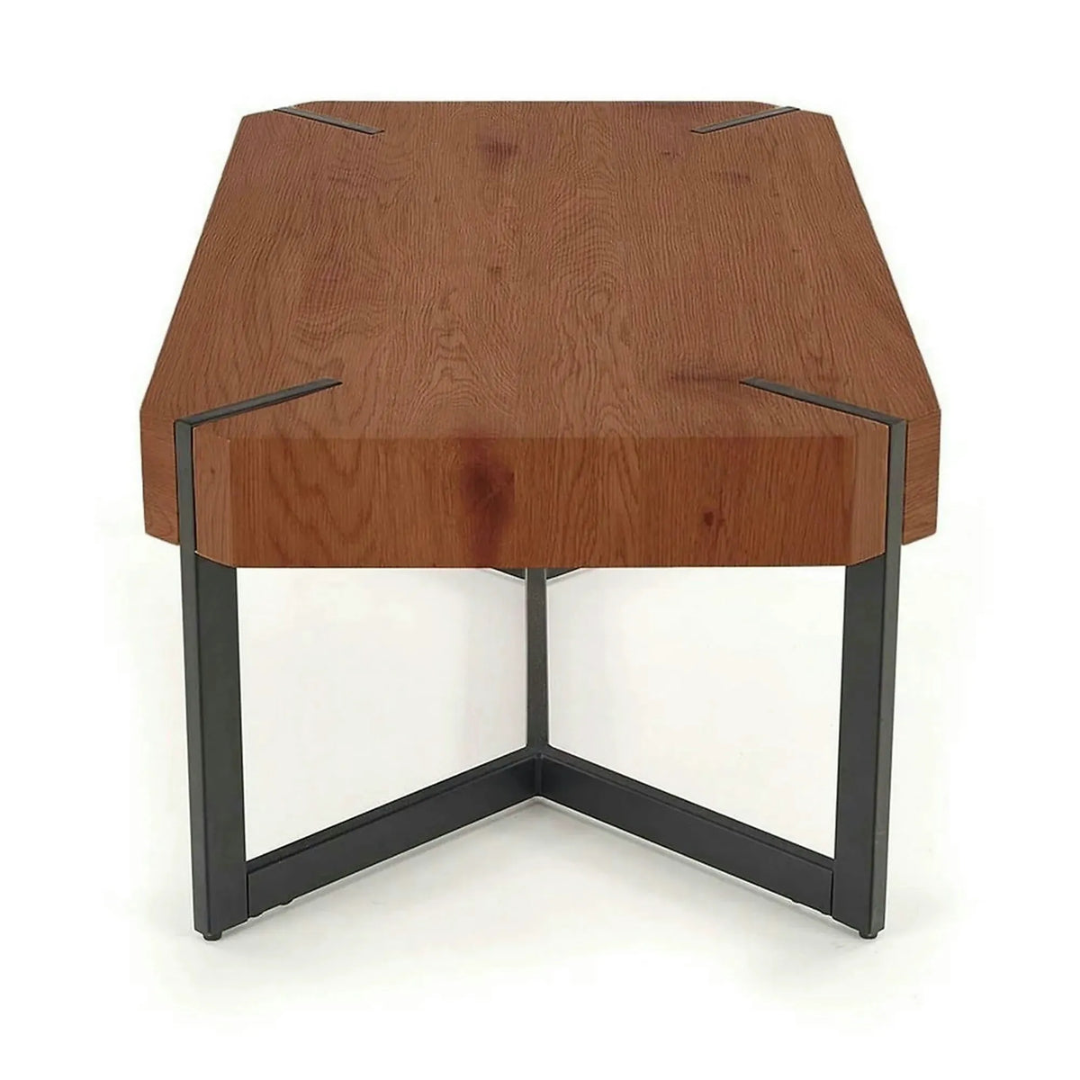 Masuta cafea LAVIDA, nuc/negru, 110x60x43 cm