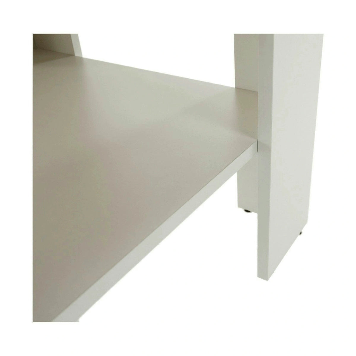 Masuta cafea LEON MZ17, PAL laminat, alb/stejar grand, 120x60x55 cm
