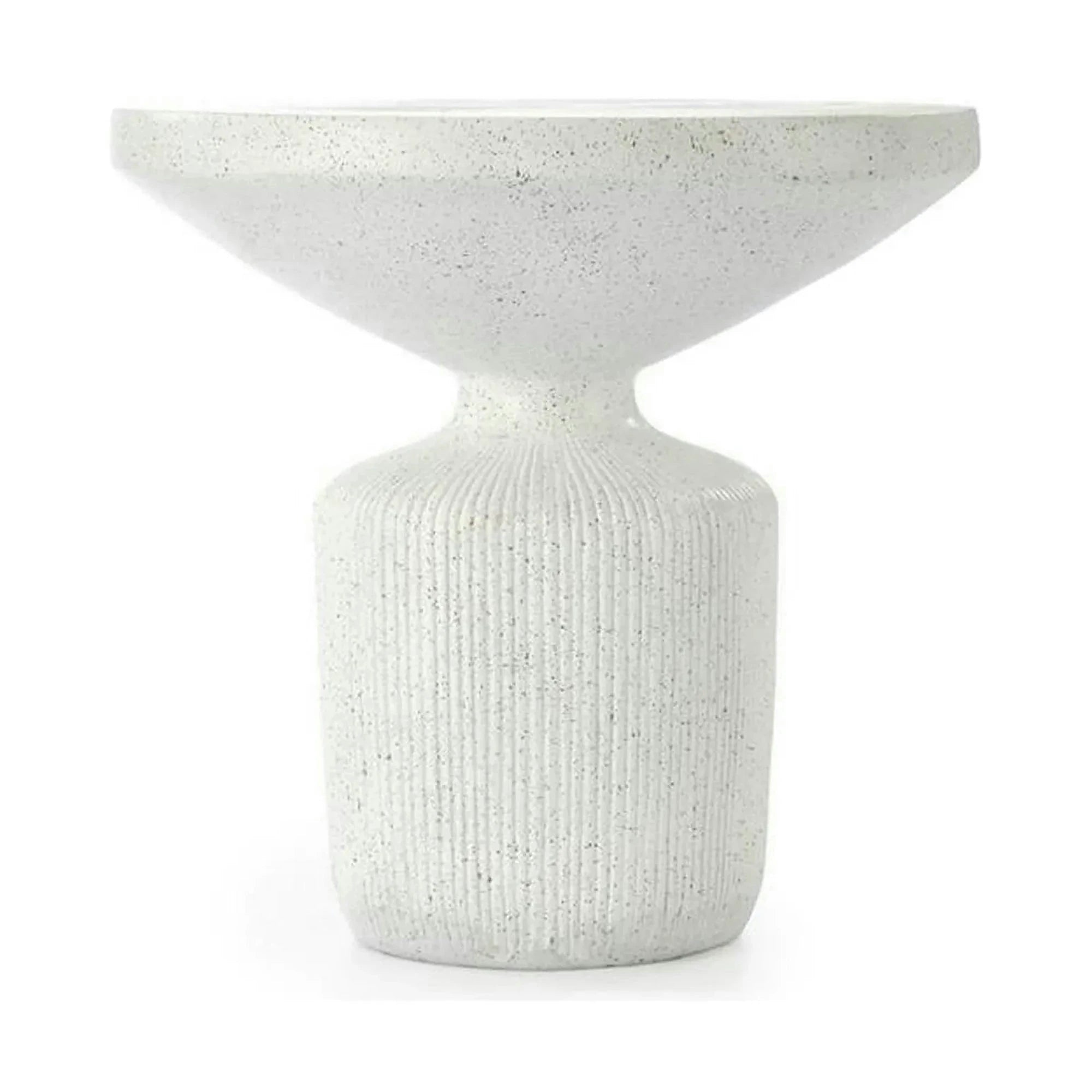 Masuta cafea living alba GIZA, compozit, 54x54x53 cm