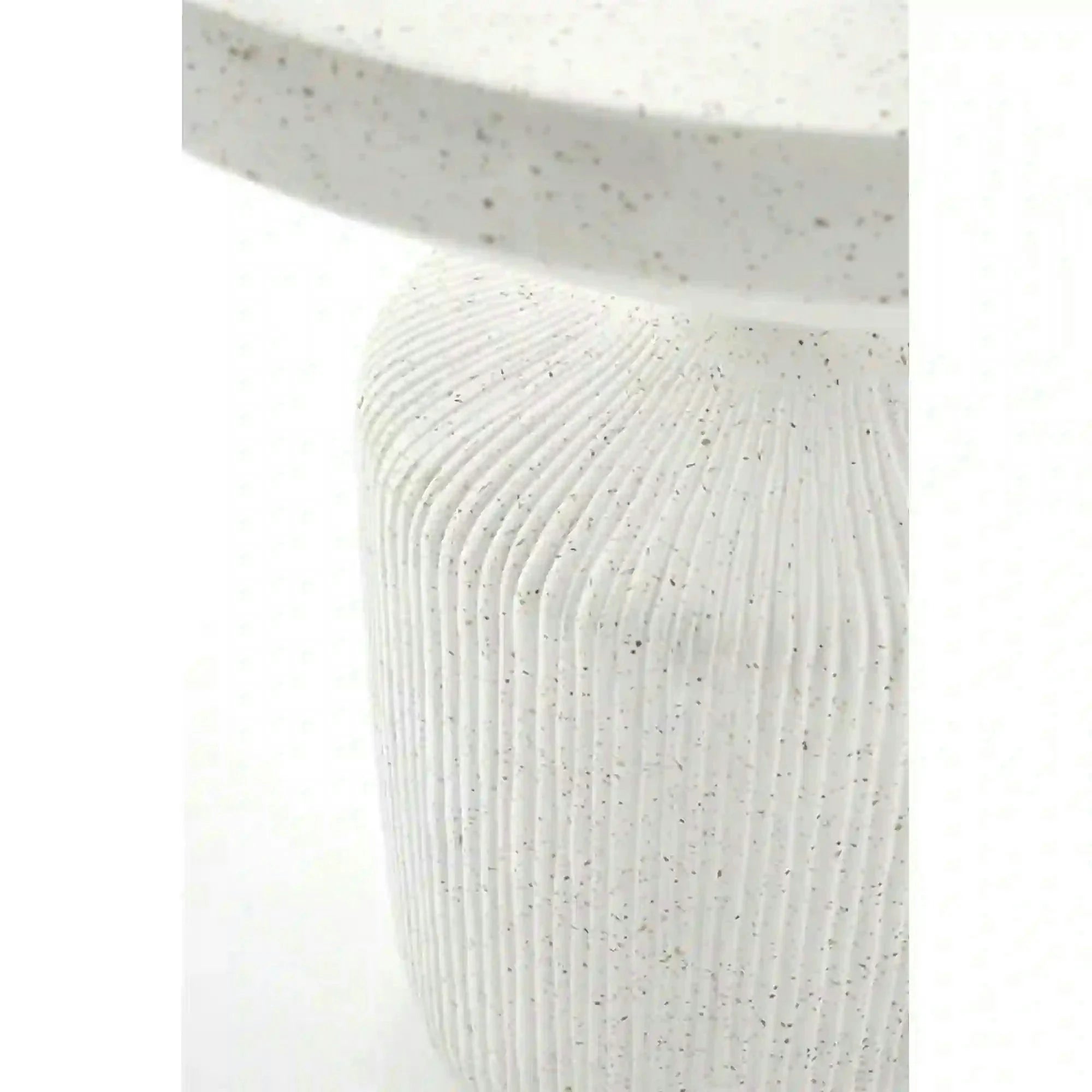Masuta cafea living alba GIZA, compozit, 54x54x53 cm