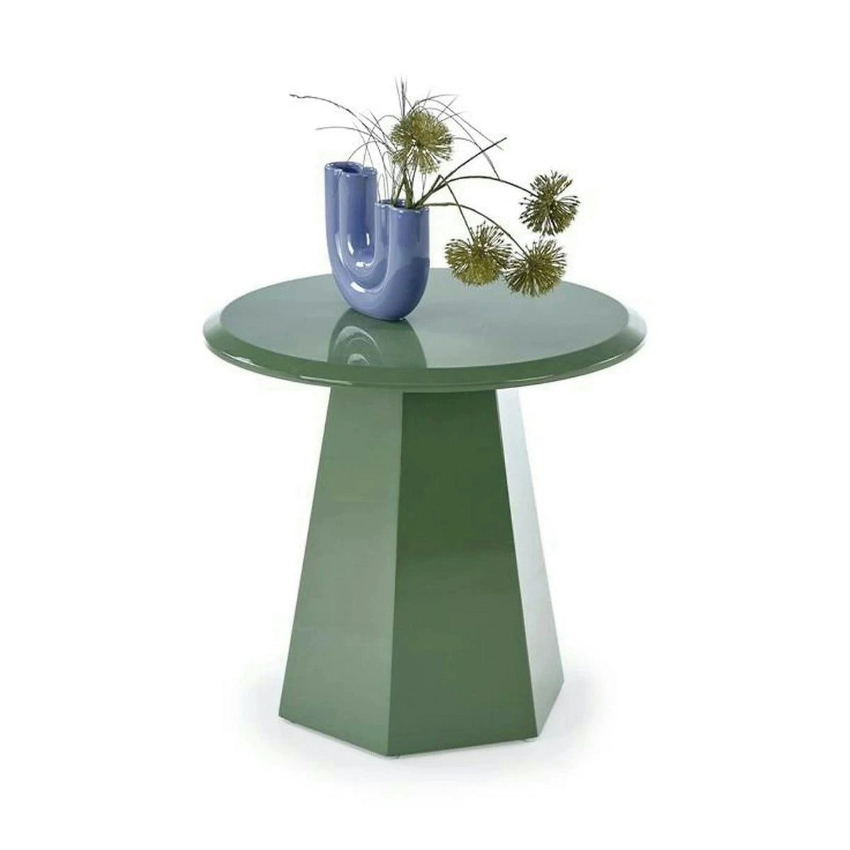 Masuta cafea LOCA, verde deschis, 50x47 cm