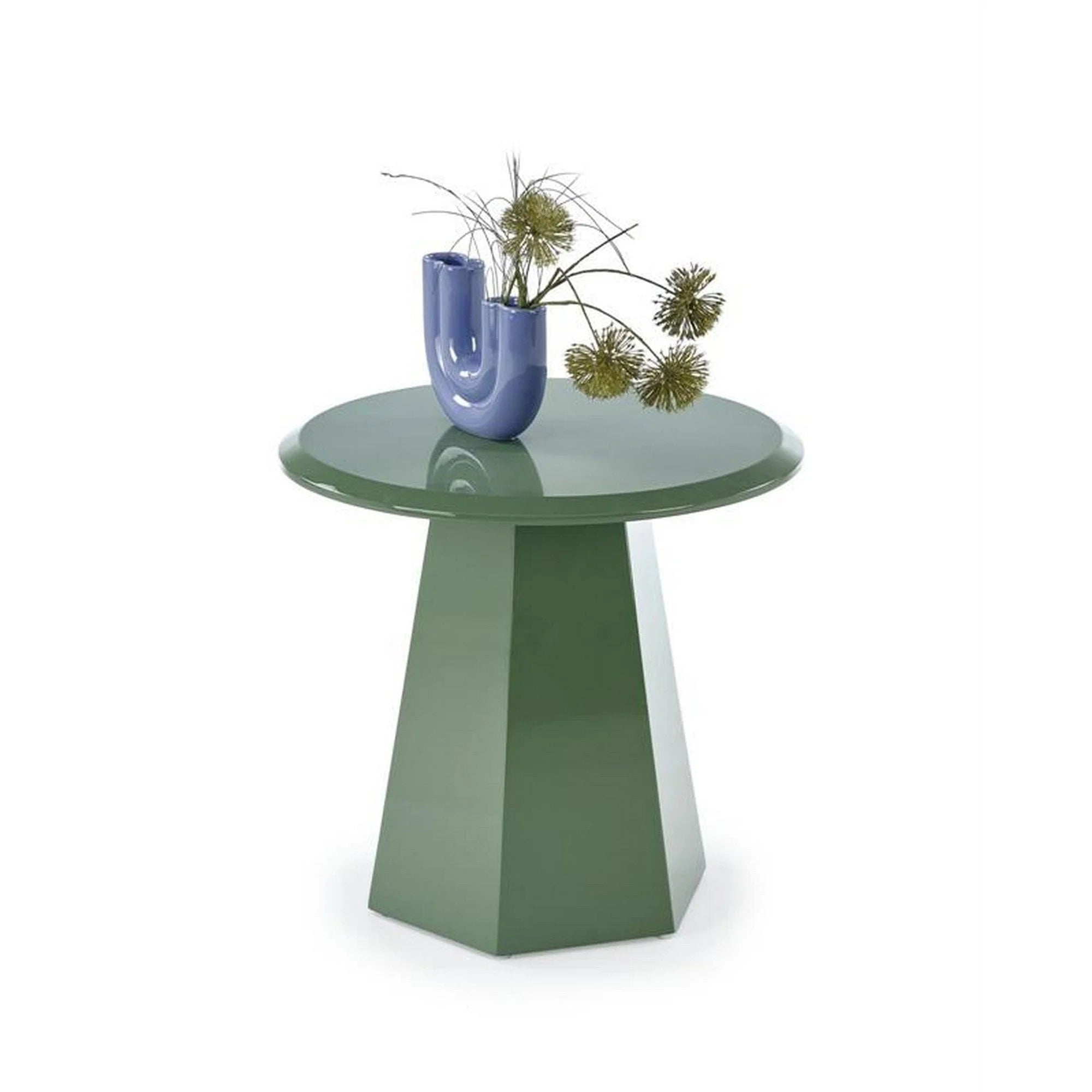 Masuta cafea LOCA, verde deschis, 50x47 cm