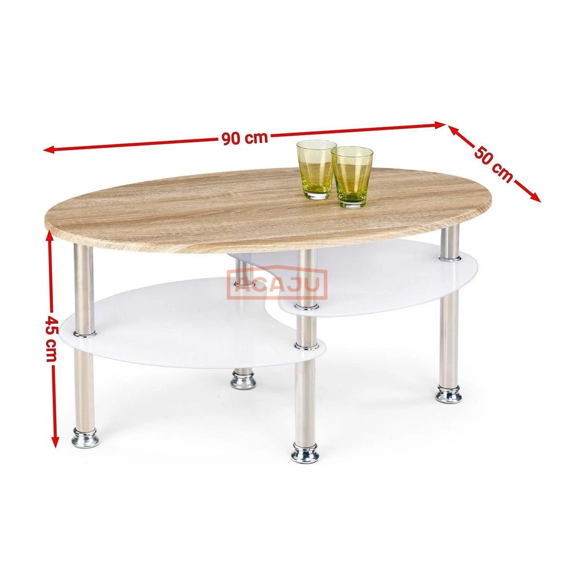 Masuta cafea Medea, stejar sonoma, 90X50X45 CM