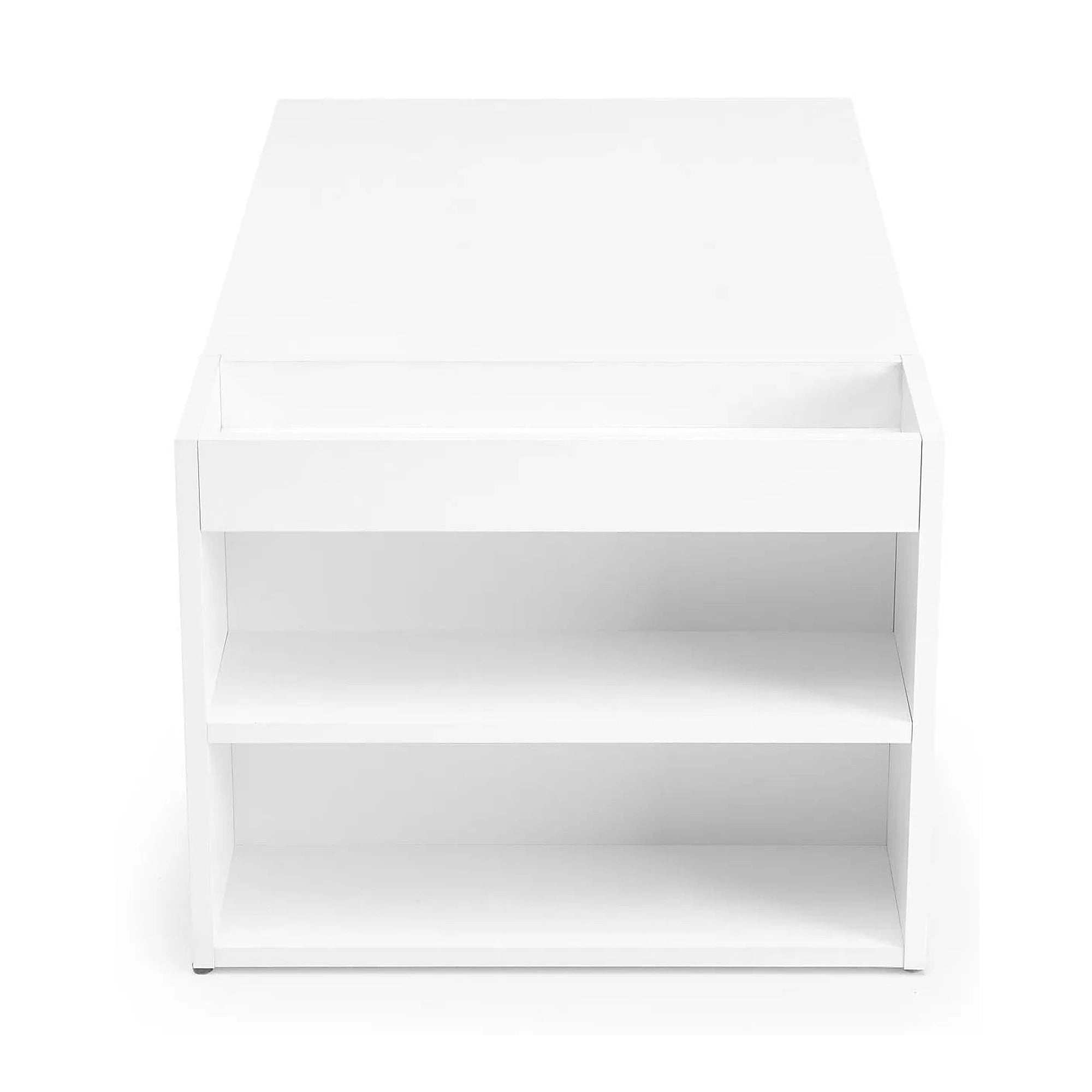 Masuta cafea MURCIA, alb, PAL laminat, 100x55x42 cm