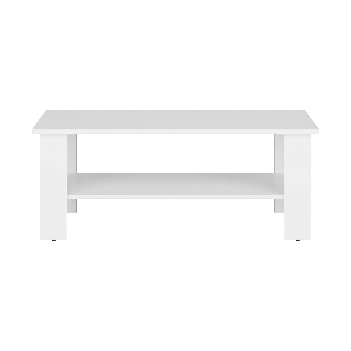 Masuta cafea Nepo Plus, alb, PAL, 115X56X46 cm