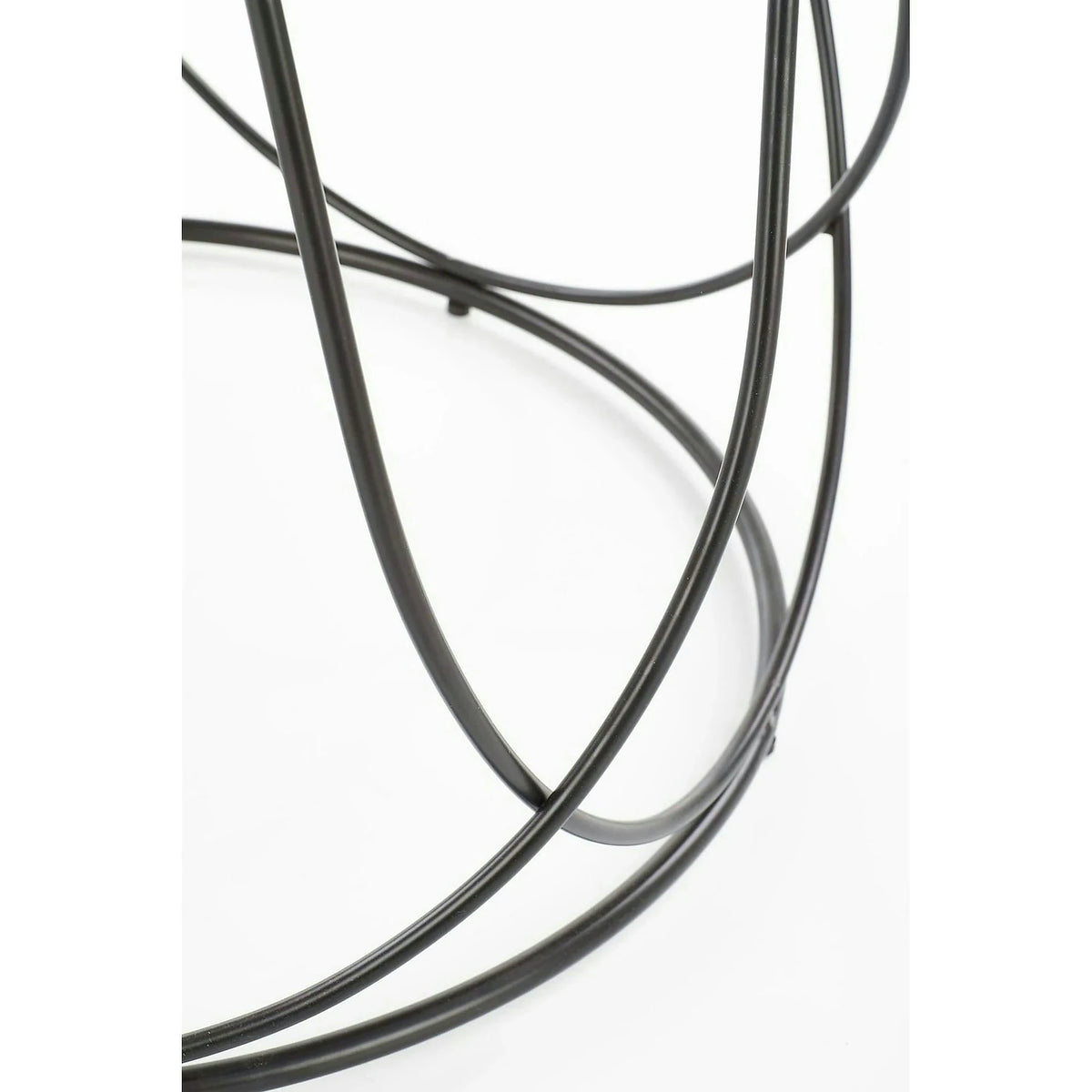 Masuta cafea NUBIRA, nuc/negru, 60x60x41 cm
