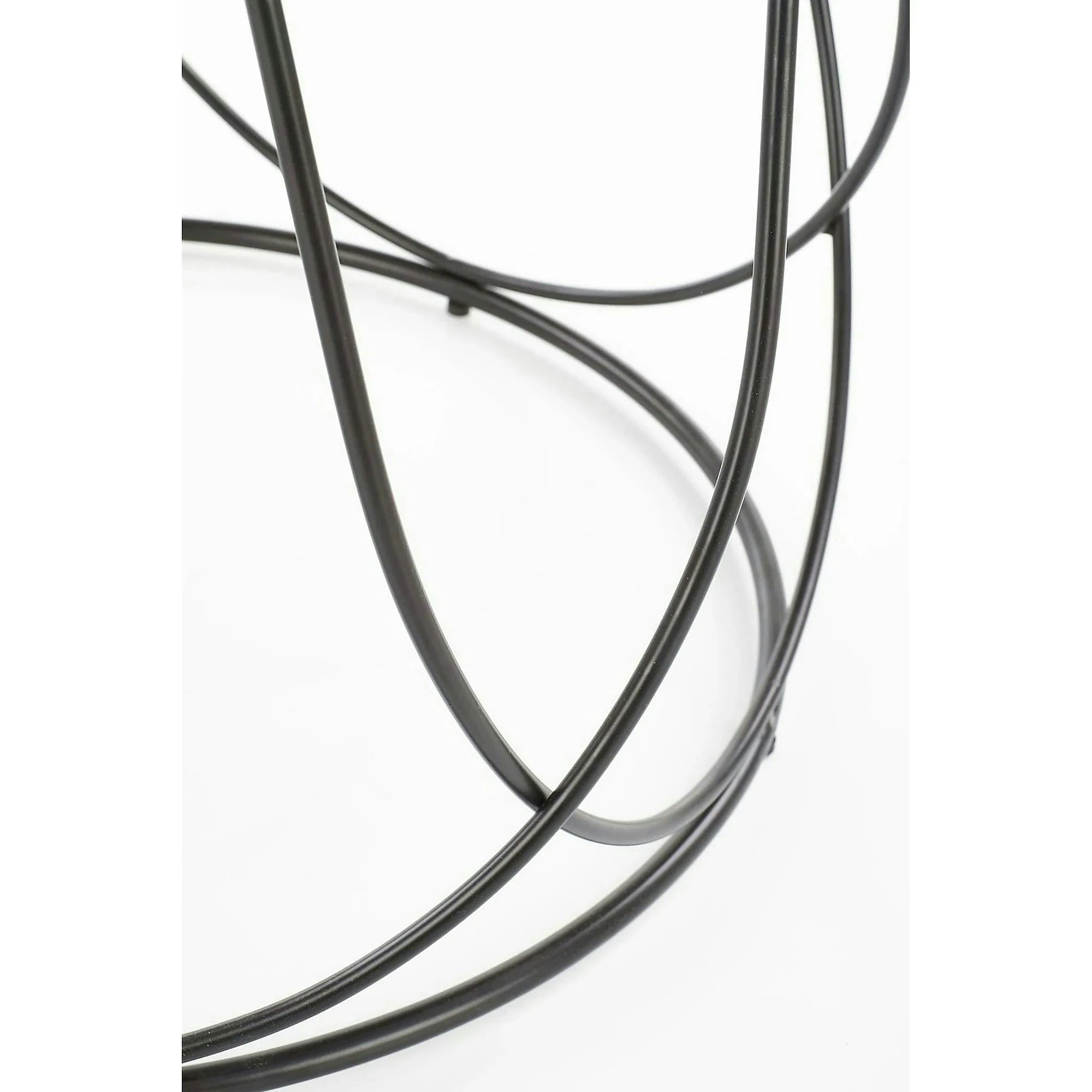 Masuta cafea NUBIRA, nuc/negru, 60x60x41 cm