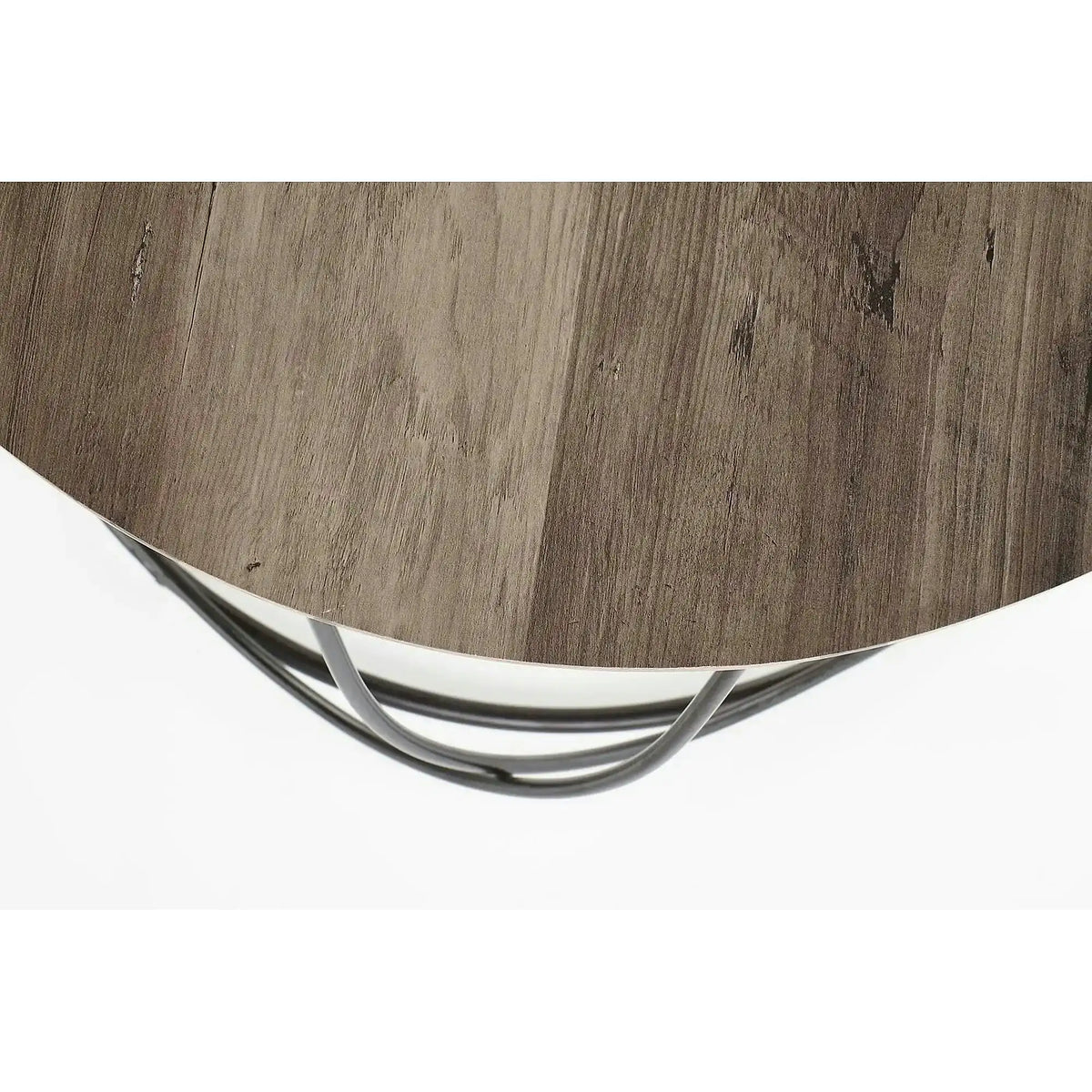 Masuta cafea NUBIRA, nuc/negru, 60x60x41 cm