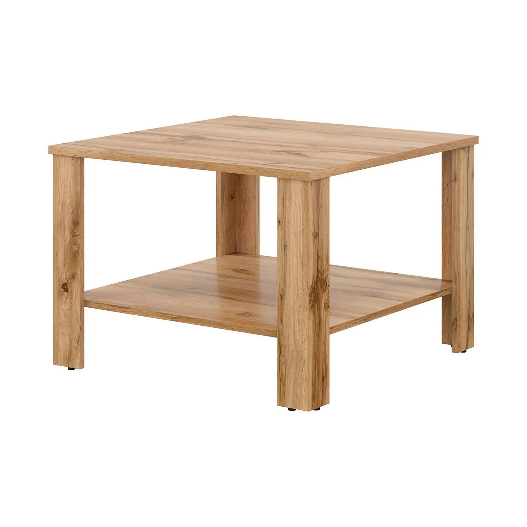 Masuta cafea ODETTE, stejar, PAL, 68x68x48 cm