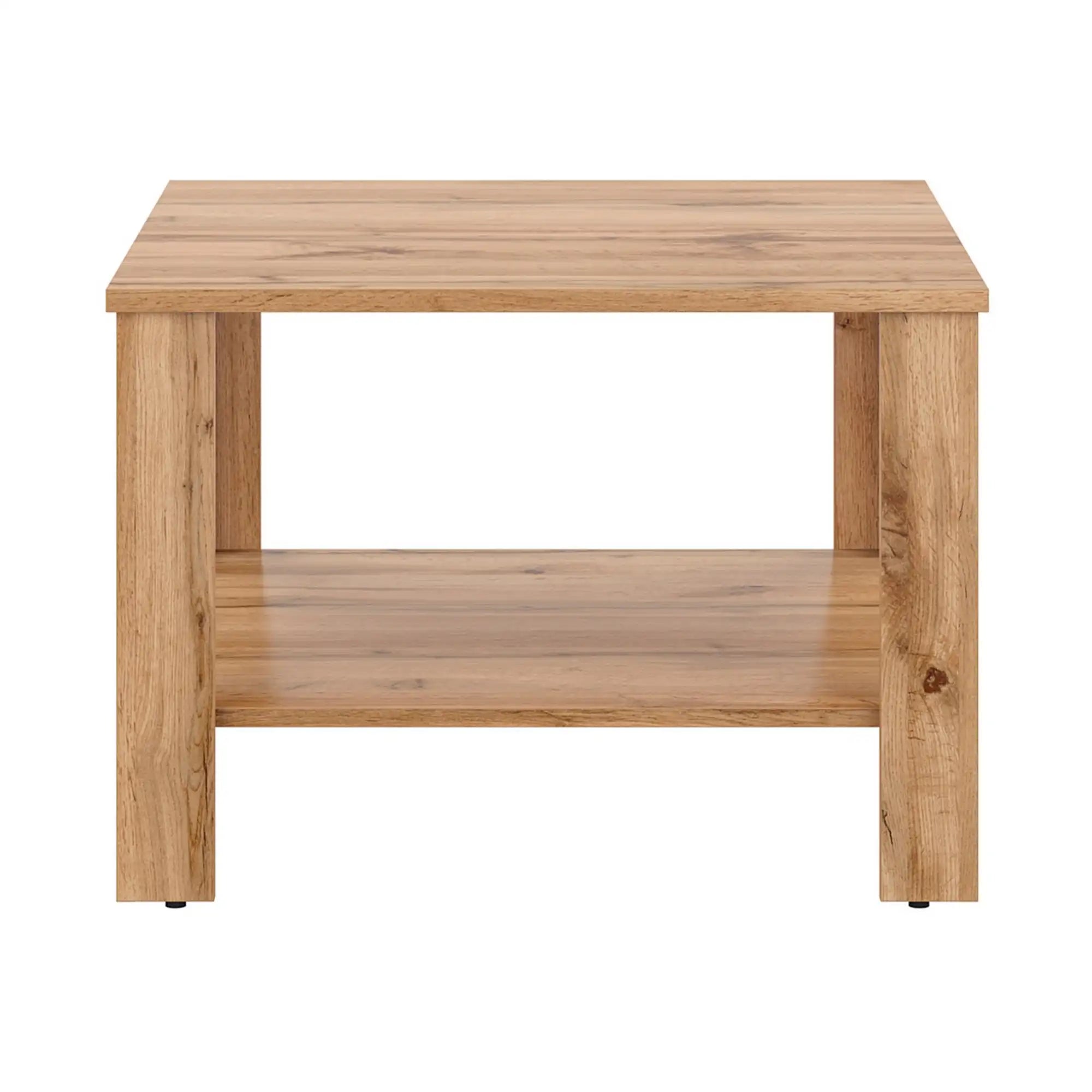 Masuta cafea ODETTE, stejar, PAL, 68x68x48 cm