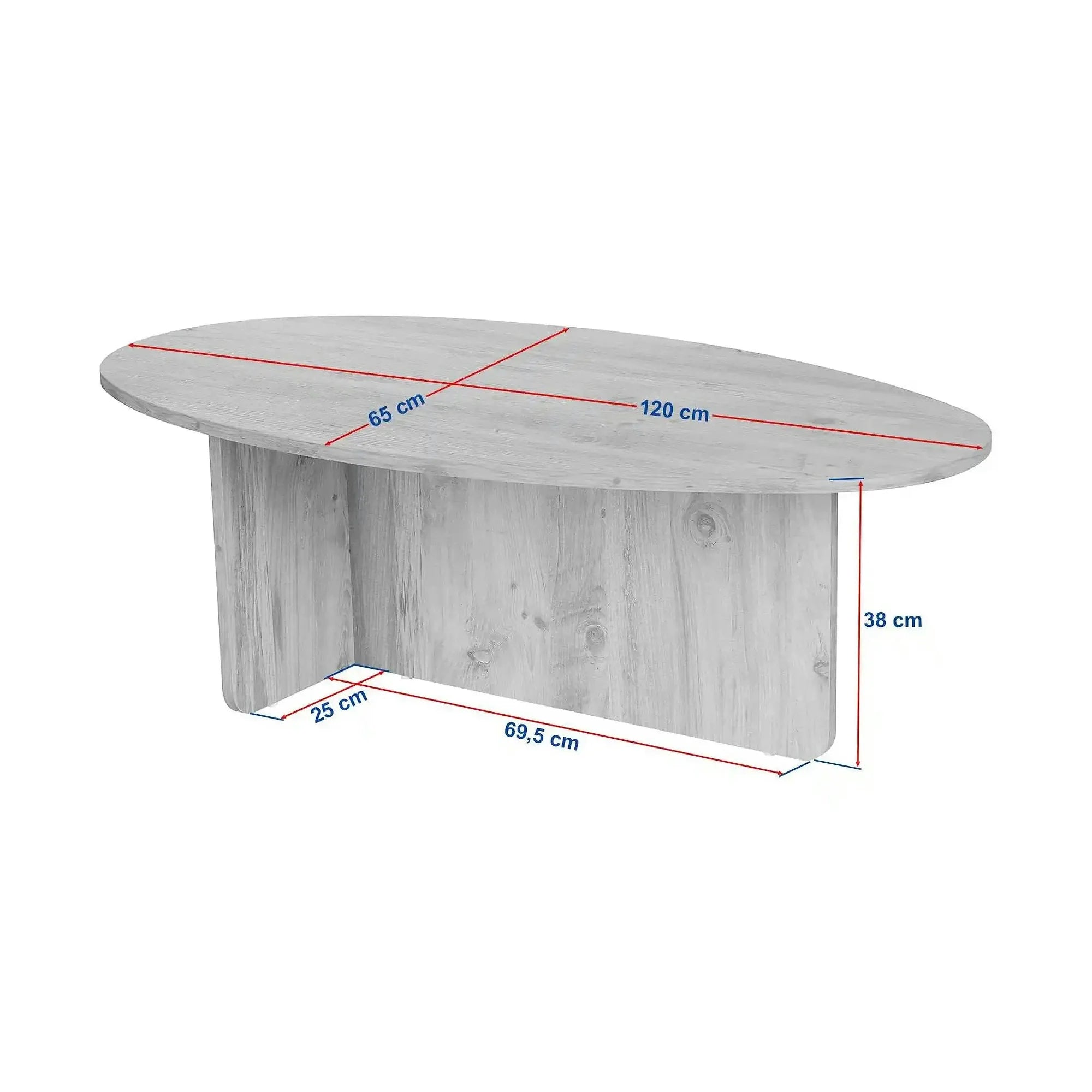 Masuta cafea ORBA, negru, PAL, 120x65x40 cm