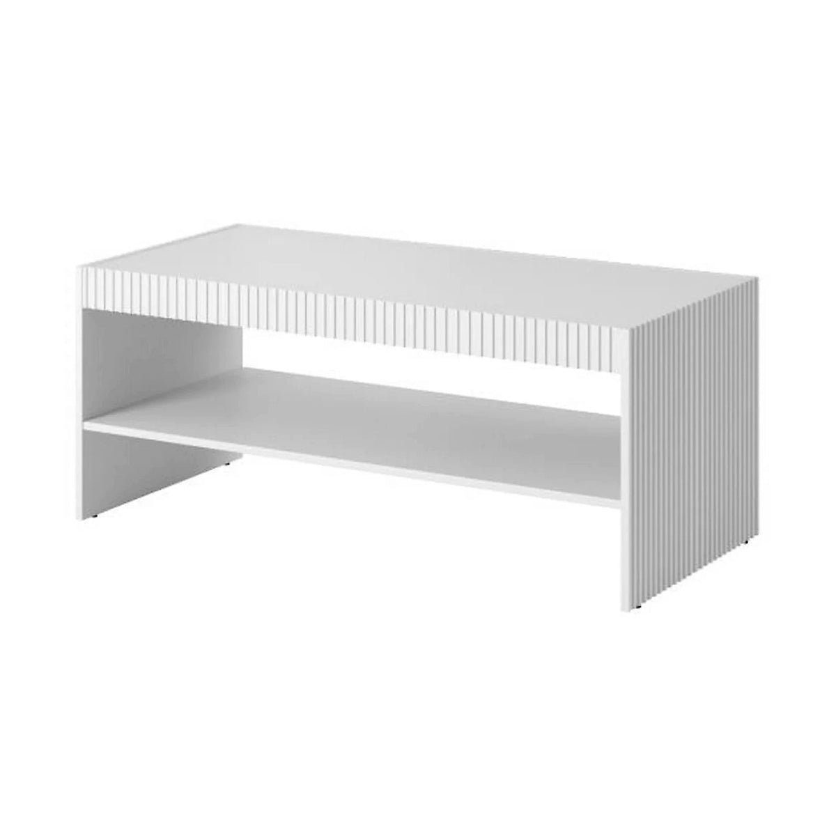 Masuta cafea PAFOS, alb, PAL laminat, 120x56.5x50 cm
