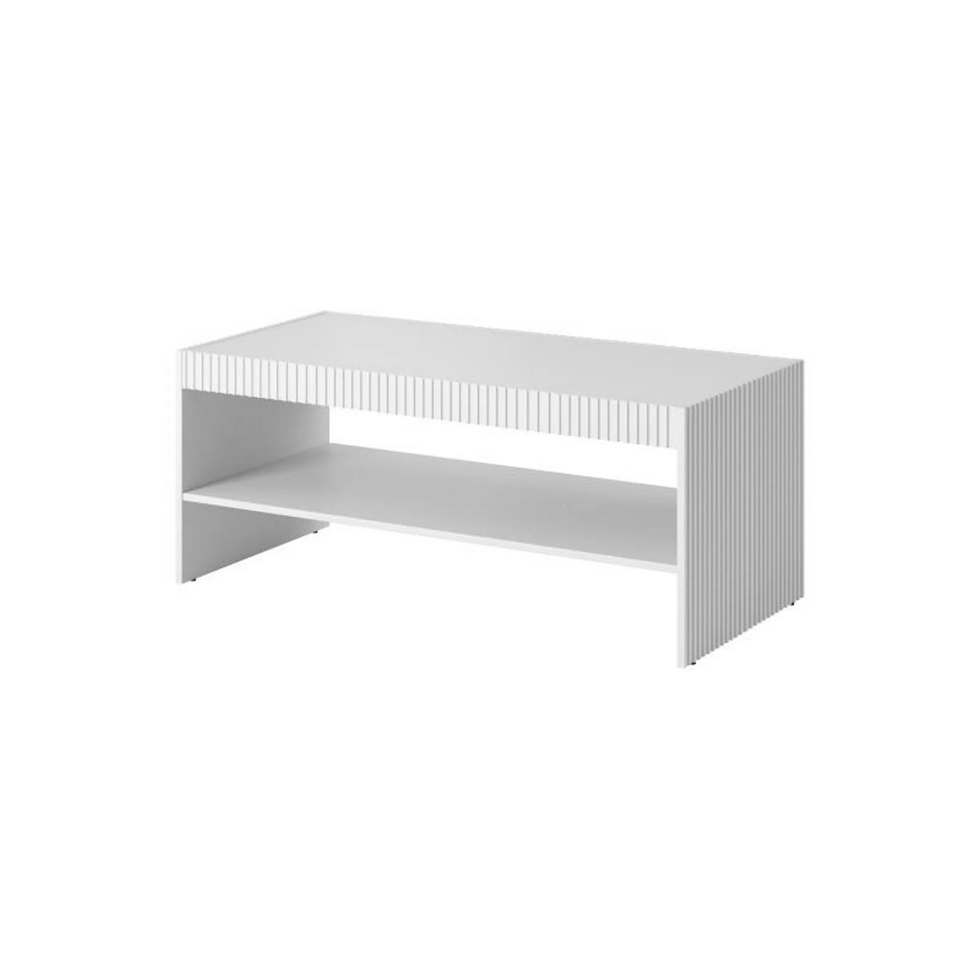 Masuta cafea PAFOS, alb, PAL laminat, 120x56.5x50 cm