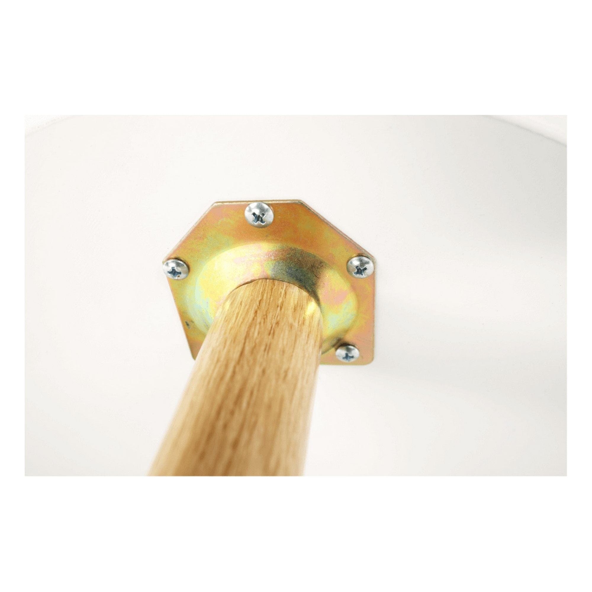 Masuta cafea PAMINO, alb/stejar, lemn, 40x40x42 cm