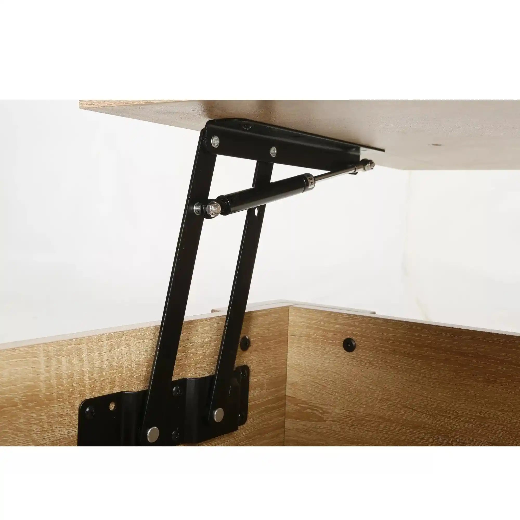 Masuta cafea RIWA, stejar, PAL, 100x50x42/56 cm