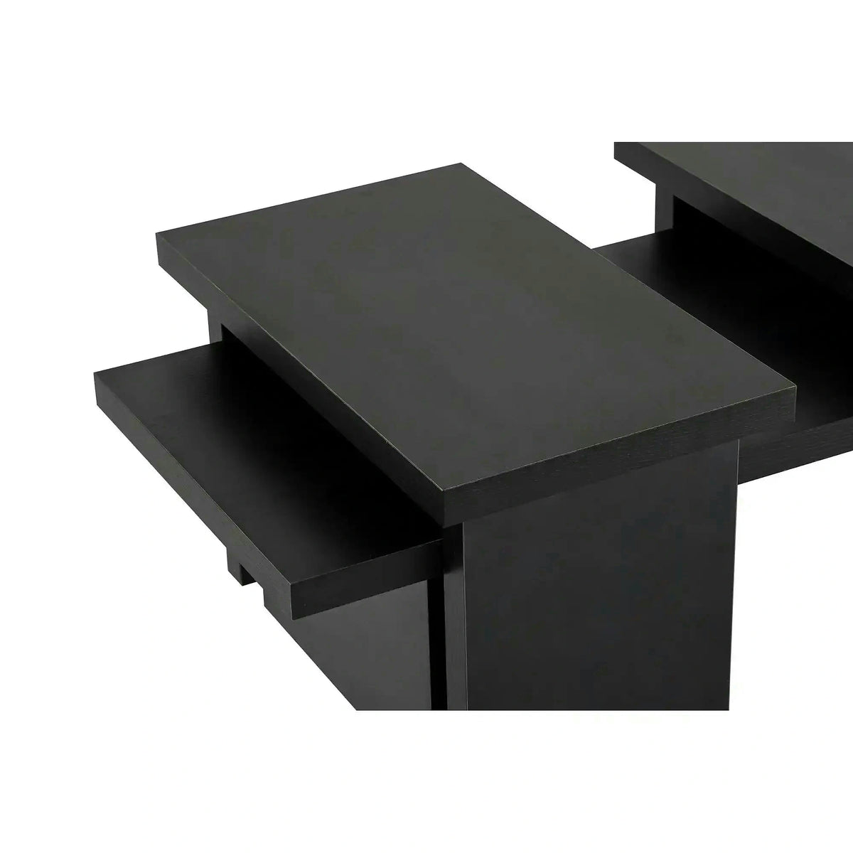 Masuta cafea SANCTUARY, negru, PAL, 110x45x30 cm