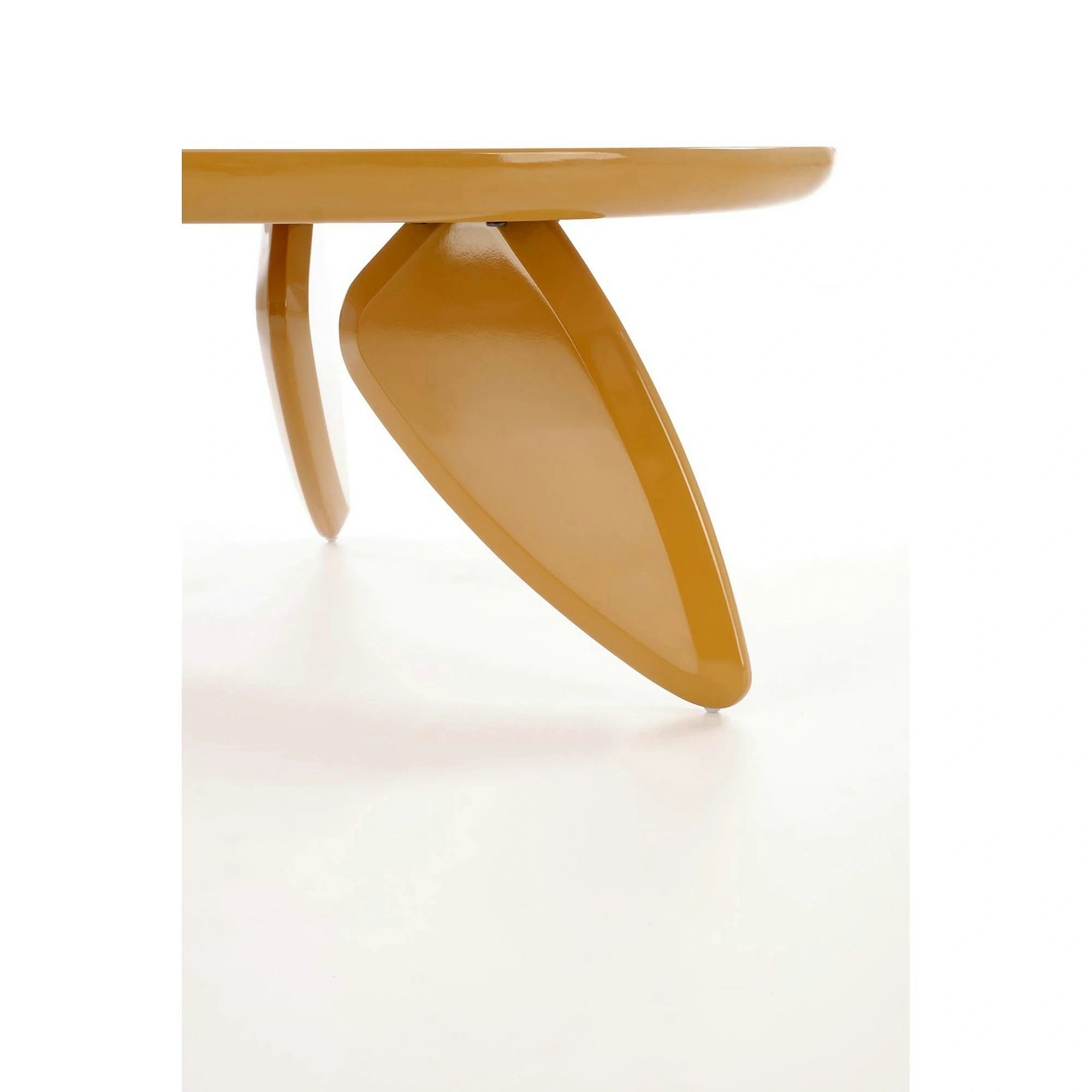 Masuta cafea SORAYA 2, galben mustar, 80x36 cm