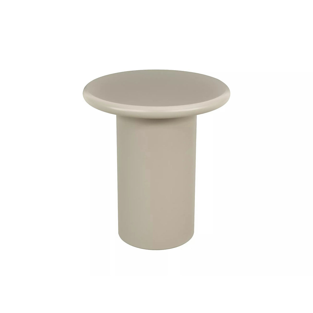 Măsuță cafea TIP, bej închis mat/bej închis, metal/MDF, 45x45x40 cm