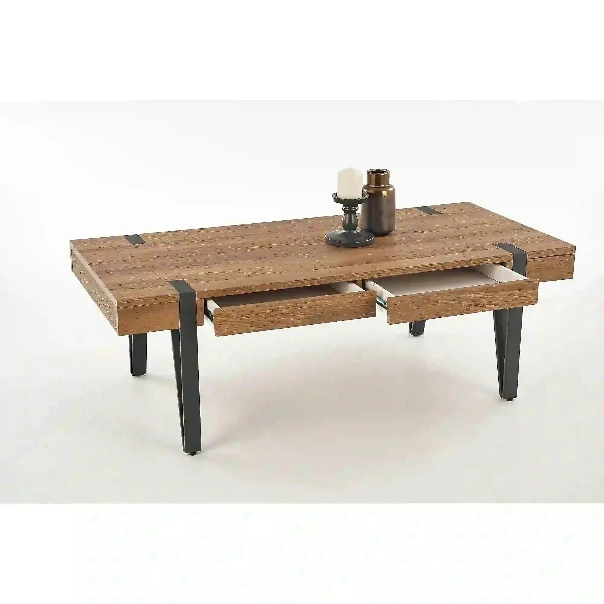 Masuta cafea TULUZA, nuc miere, 120x55x41 cm