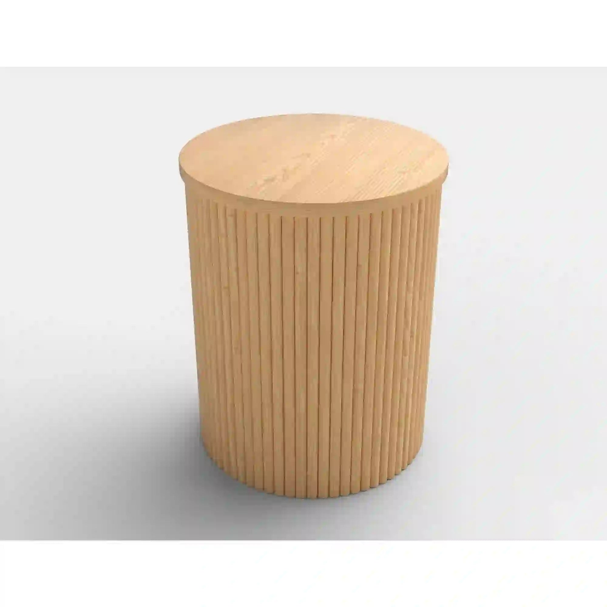 Masuta cafea WOODY S, stejar natural, 40x40x50 cm