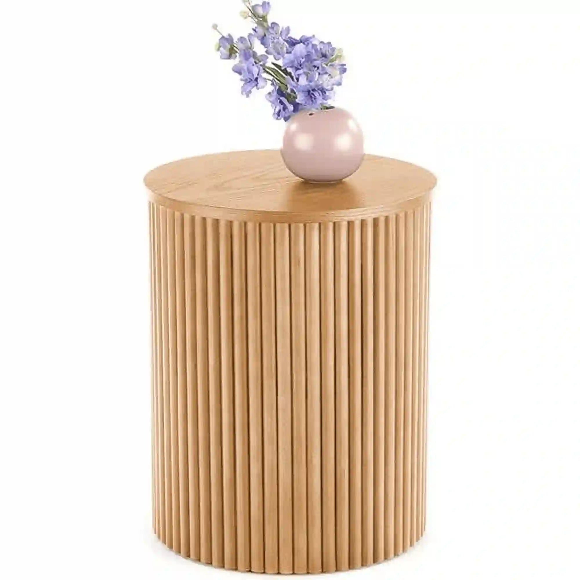 Masuta cafea WOODY S, stejar natural, 40x40x50 cm