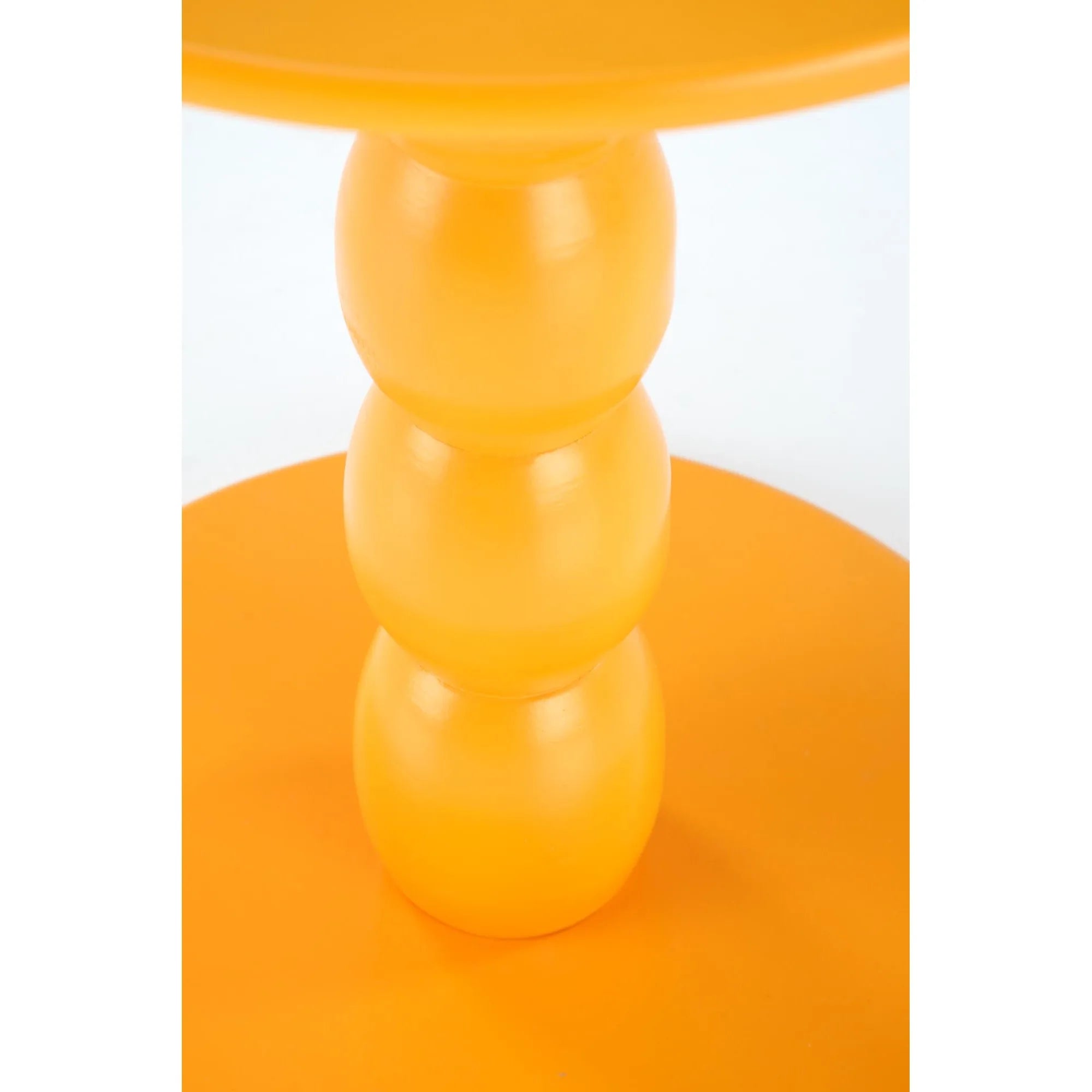 Masuta CIRILLA, galben, 40x40x47 cm