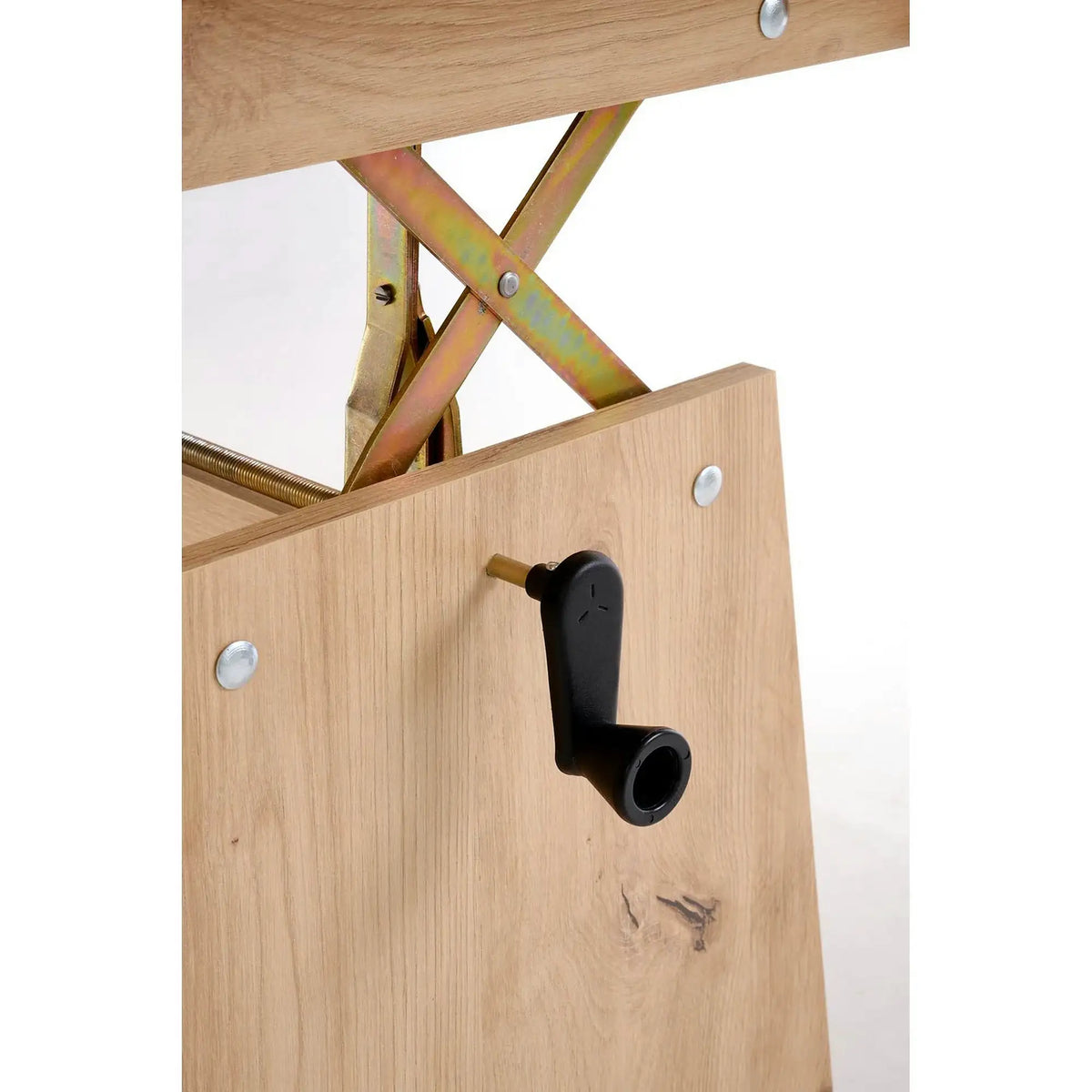 Masuta de cafea extensibila ERIKA, stejar artisan, PAL laminat, 120/160x70x61/72 cm