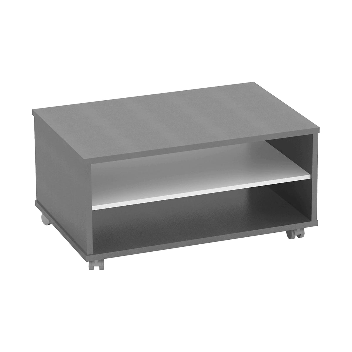 Masuta de cafea RIOMA NEW TYP 32, gri grafit, DTD laminat, 90x60x45 cm