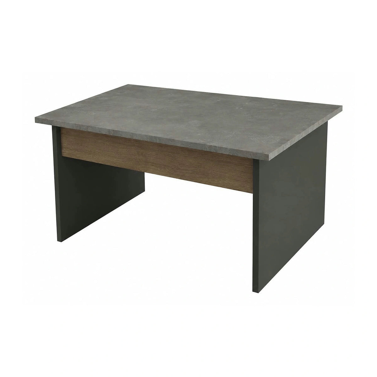 Masuta de cafea VS2 - CGA, gri/nuc, PAL melaminat, 80x60x46 cm