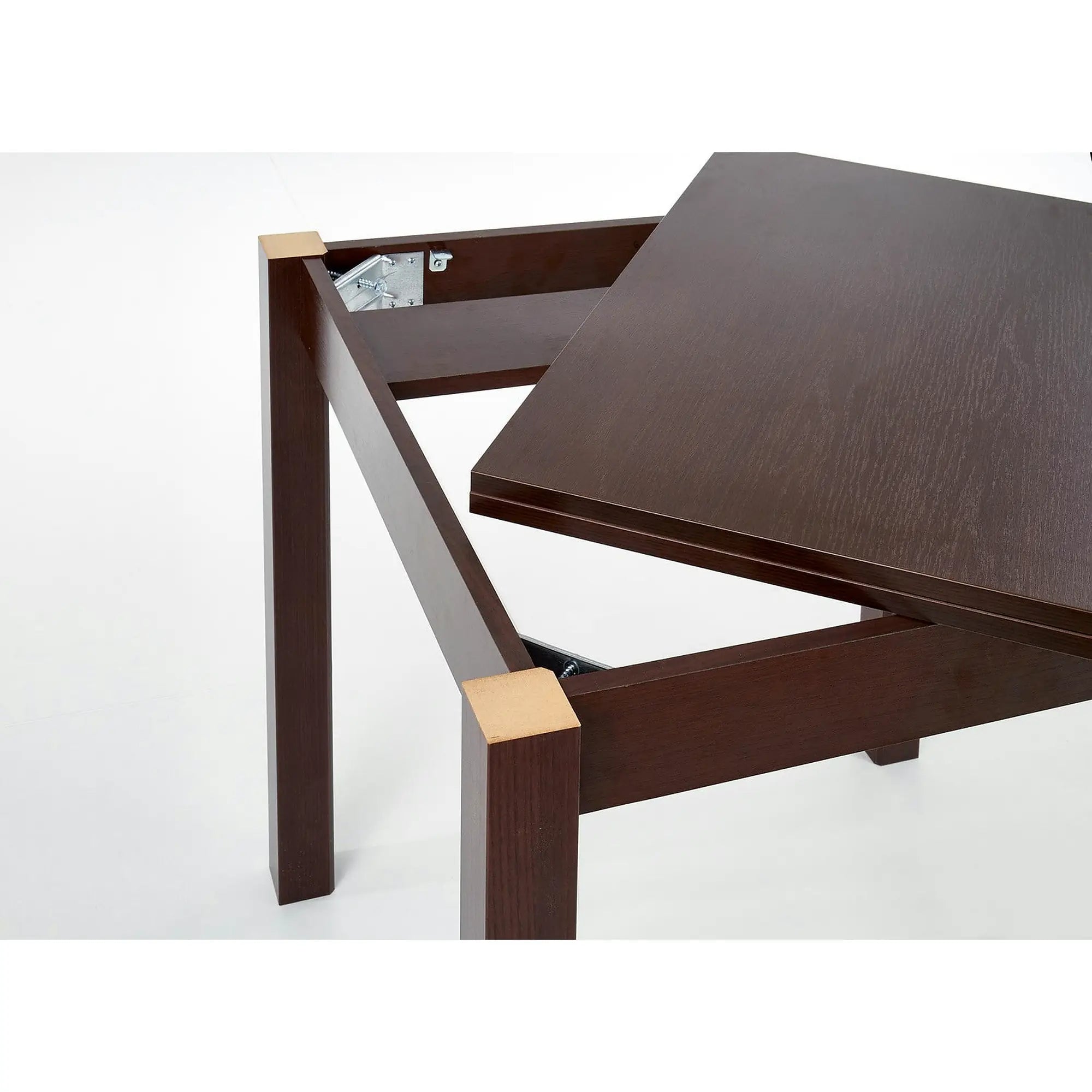 Masuta extensibila GRACJAN, nuc, PAL, 80/160x80x76 cm