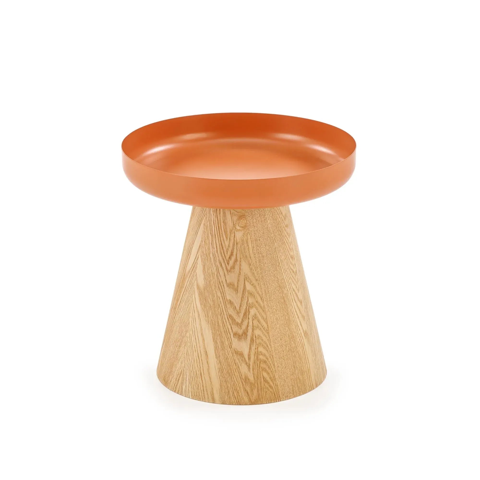 Masuta GINA, scortisoara/stejar, 40x42 cm