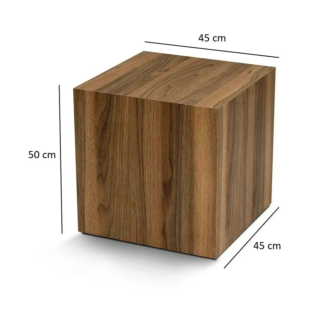 Masuta KUP, nuc, PAL laminat, 45x45x50 cm