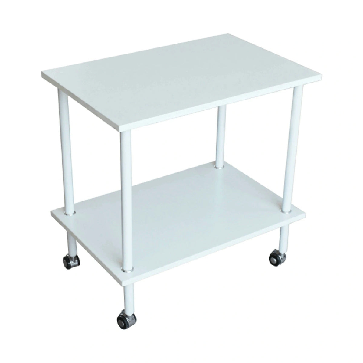 Masuta LABON, alb mat, metal, 60x40x61 cm
